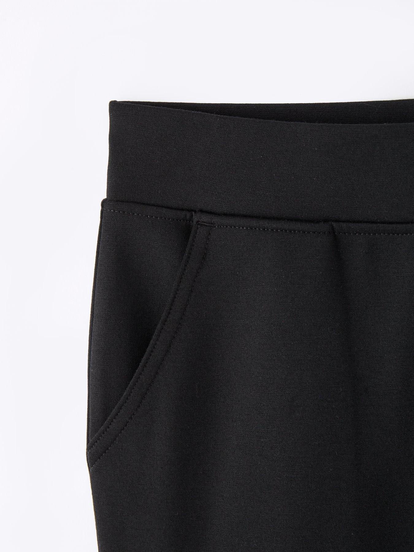 Image 5 of 6 of The Very Collection Girls 2 Pack Jersey Kick Flare Trouser - Black