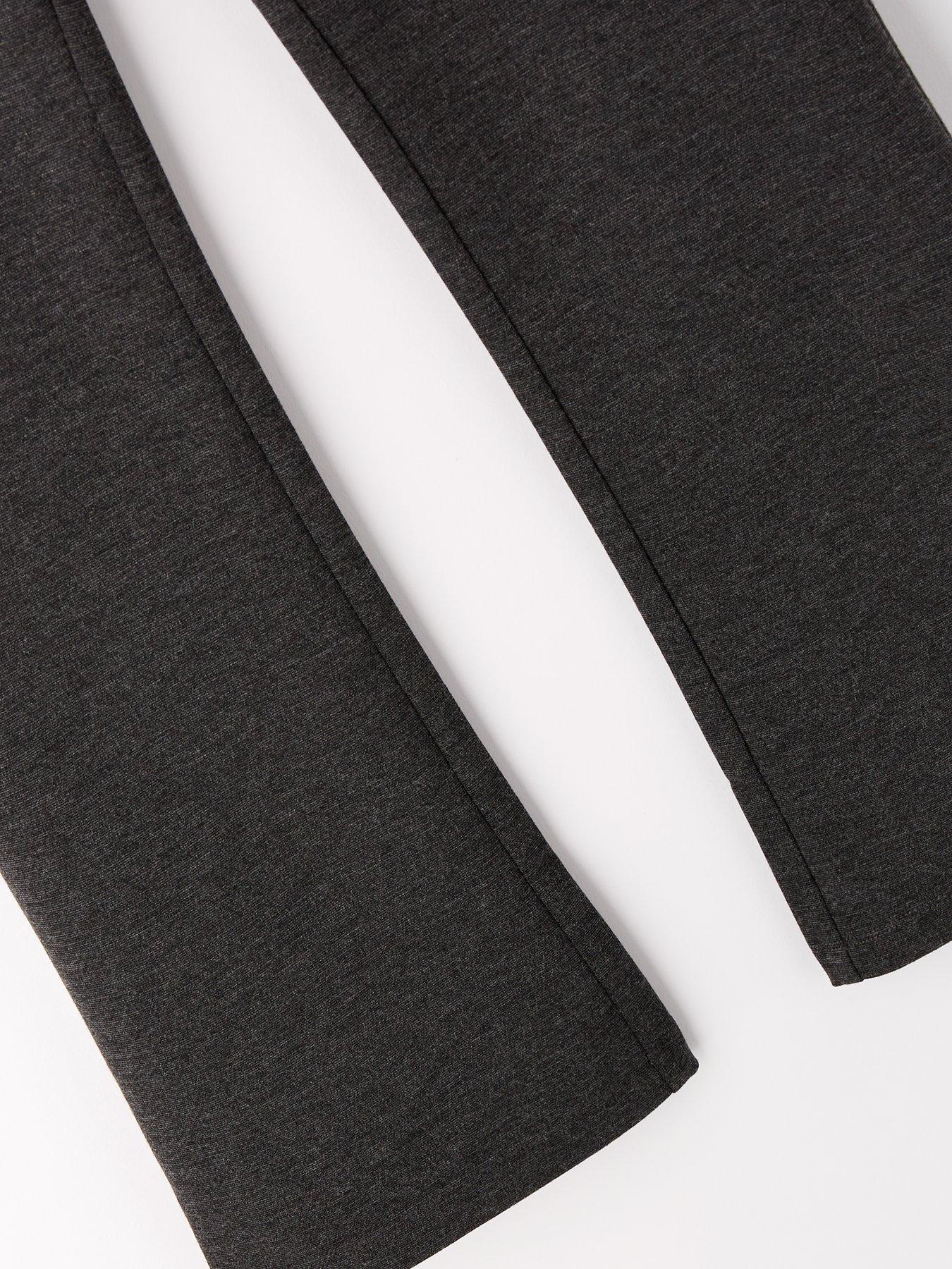Image 6 of 7 of The Very Collection Girls 2 Pack Jersey Kick Flare Trouser - Grey