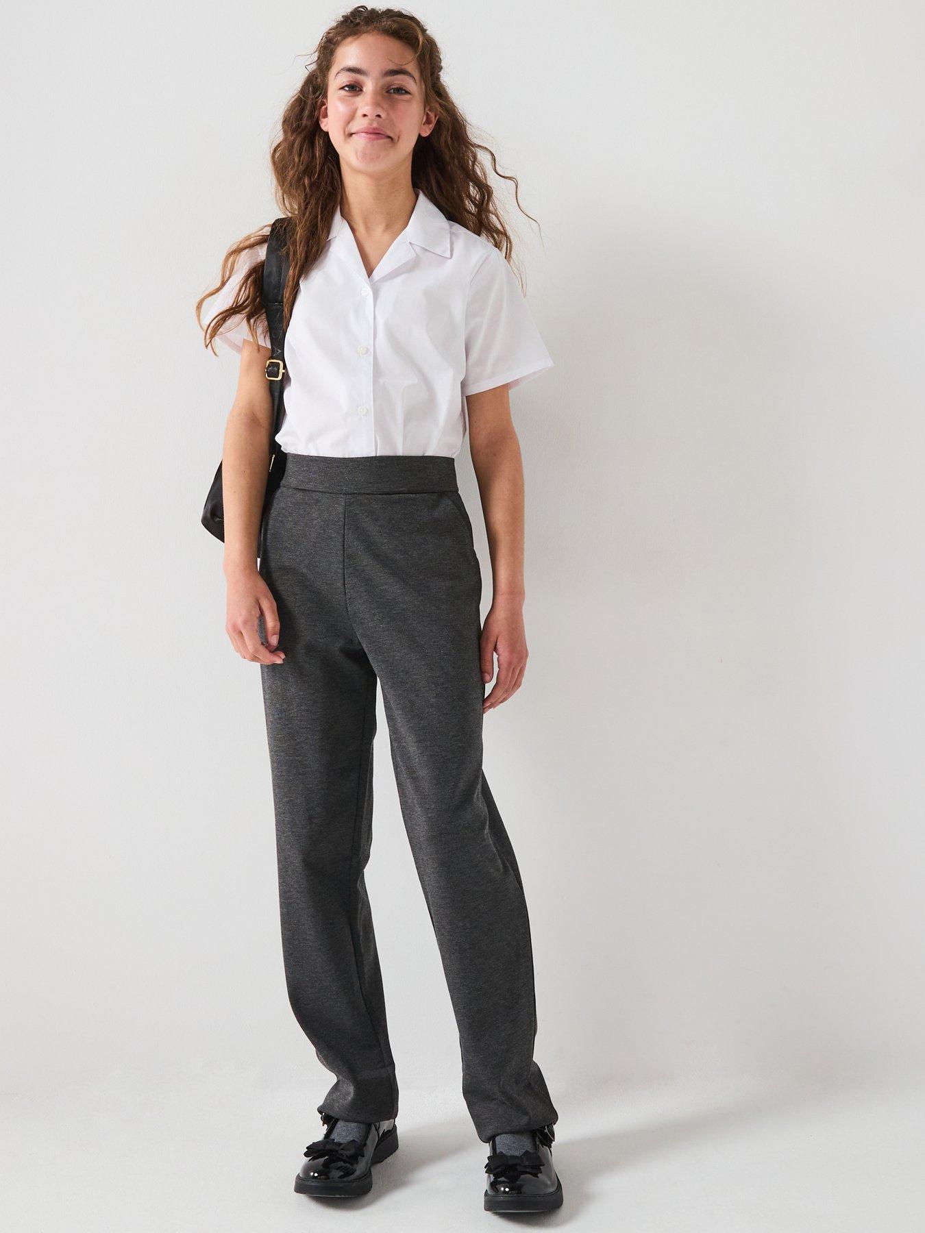 Image 7 of 7 of The Very Collection Girls 2 Pack Jersey Trouser - Grey