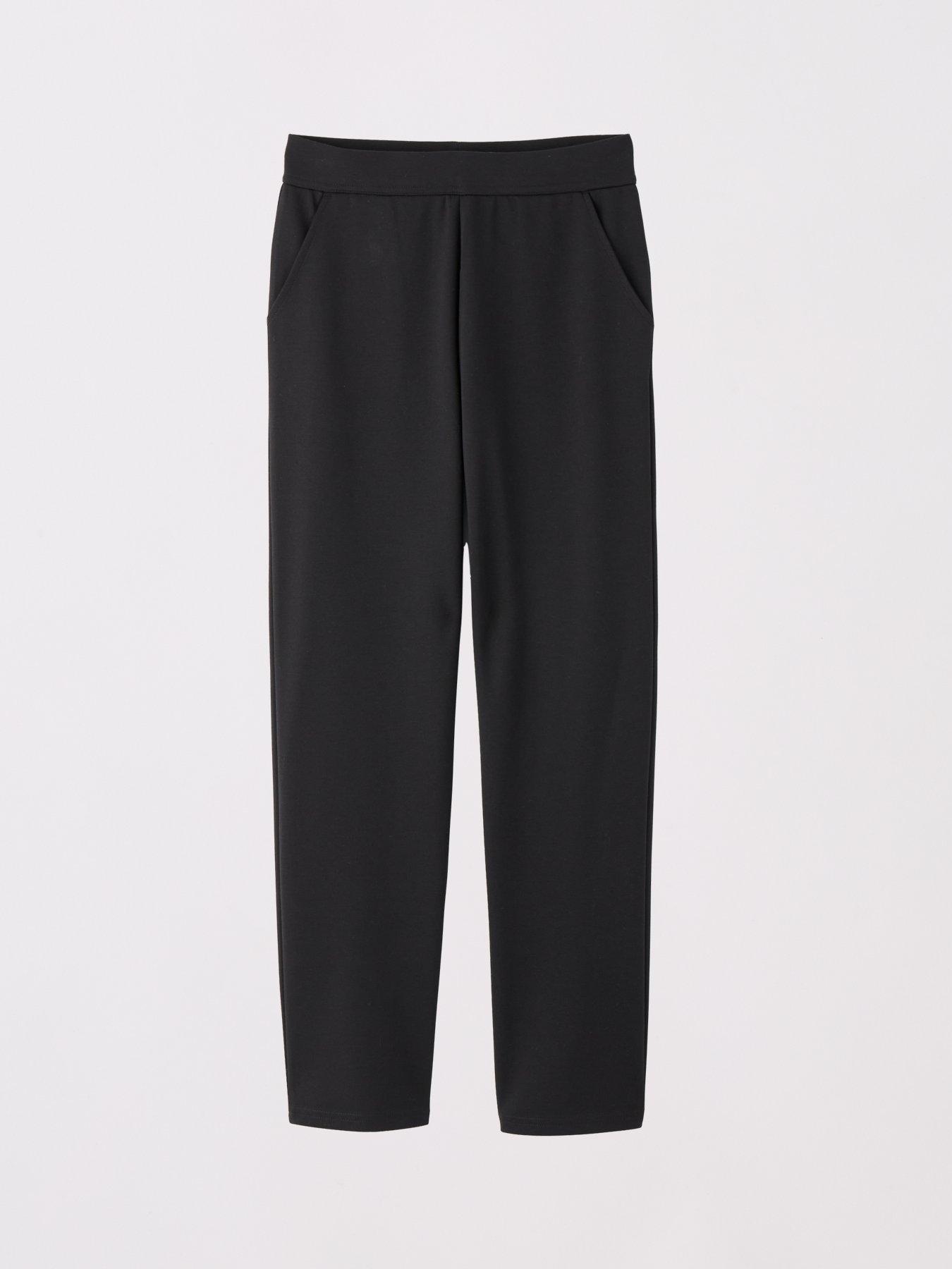 Image 4 of 6 of The Very Collection Girls 2 Pack Jersey School Trousers - Black