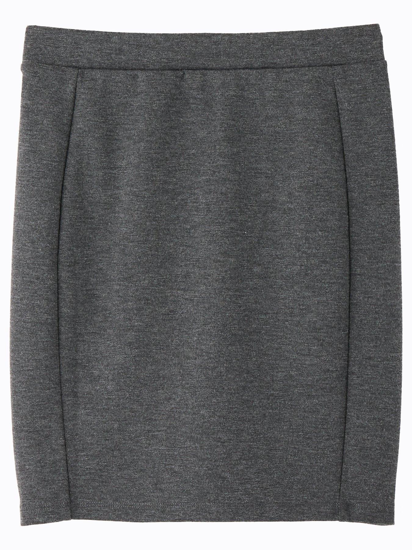  image of the-very-collection-girls-2-pack-jersey-tube-skirts-grey