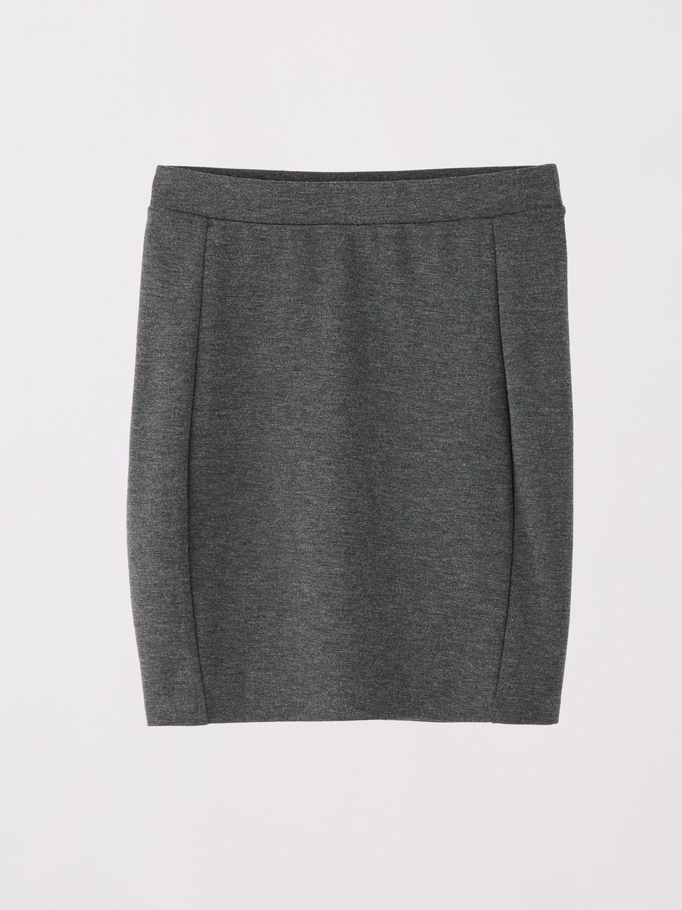  image of the-very-collection-girls-2-pack-jersey-tube-skirts-grey