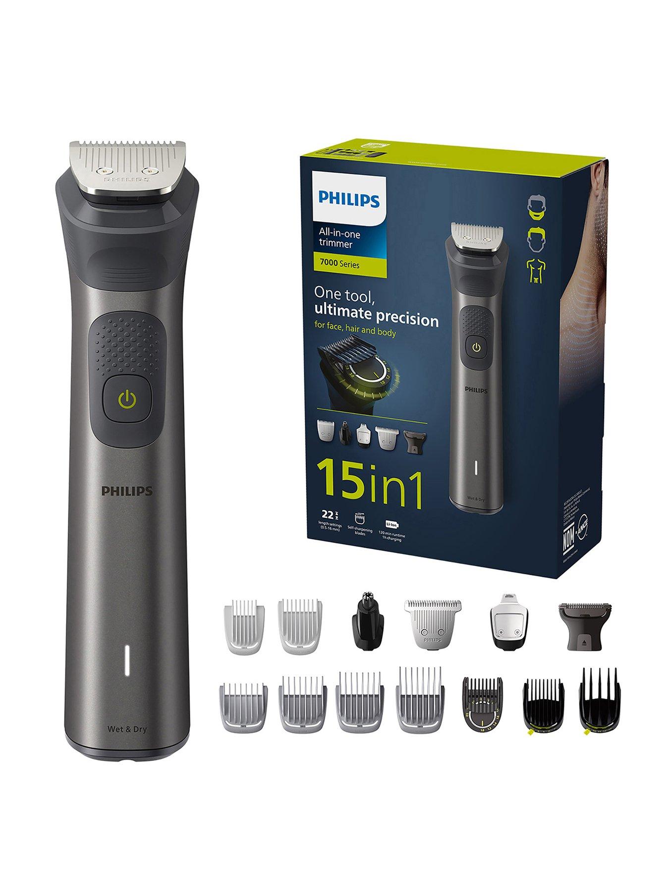 Philips Series 7000 15-in-1 Multi Grooming Trimmer for Face, Head, and Body MG7940/15