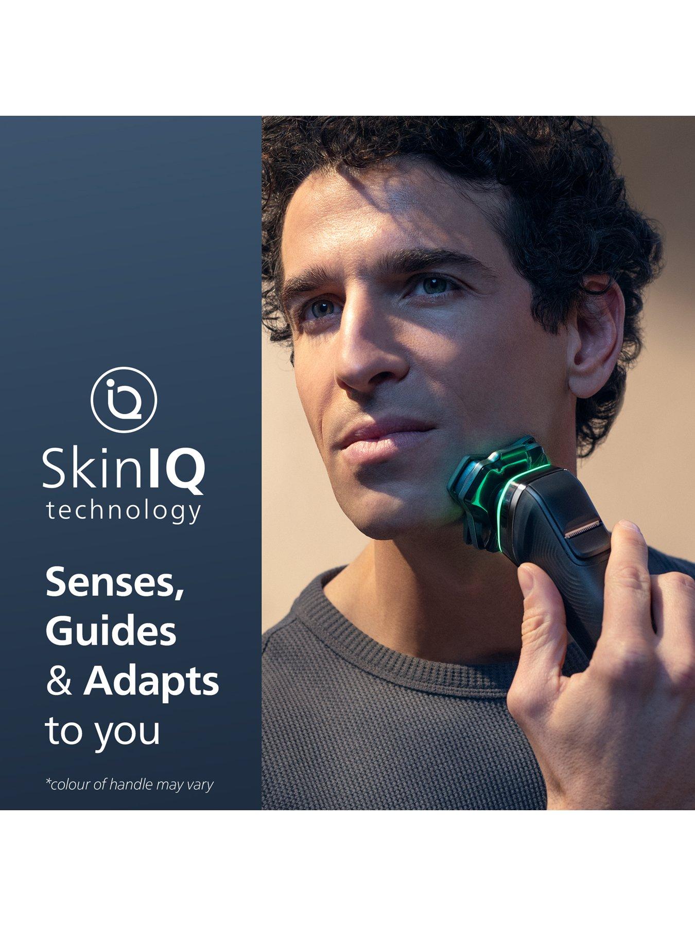 Image 7 of 7 of Philips Series 9000 Wet &amp; Dry Electric Shaver with SkinIQ technology, with Charging stand and Travel case S9974/35