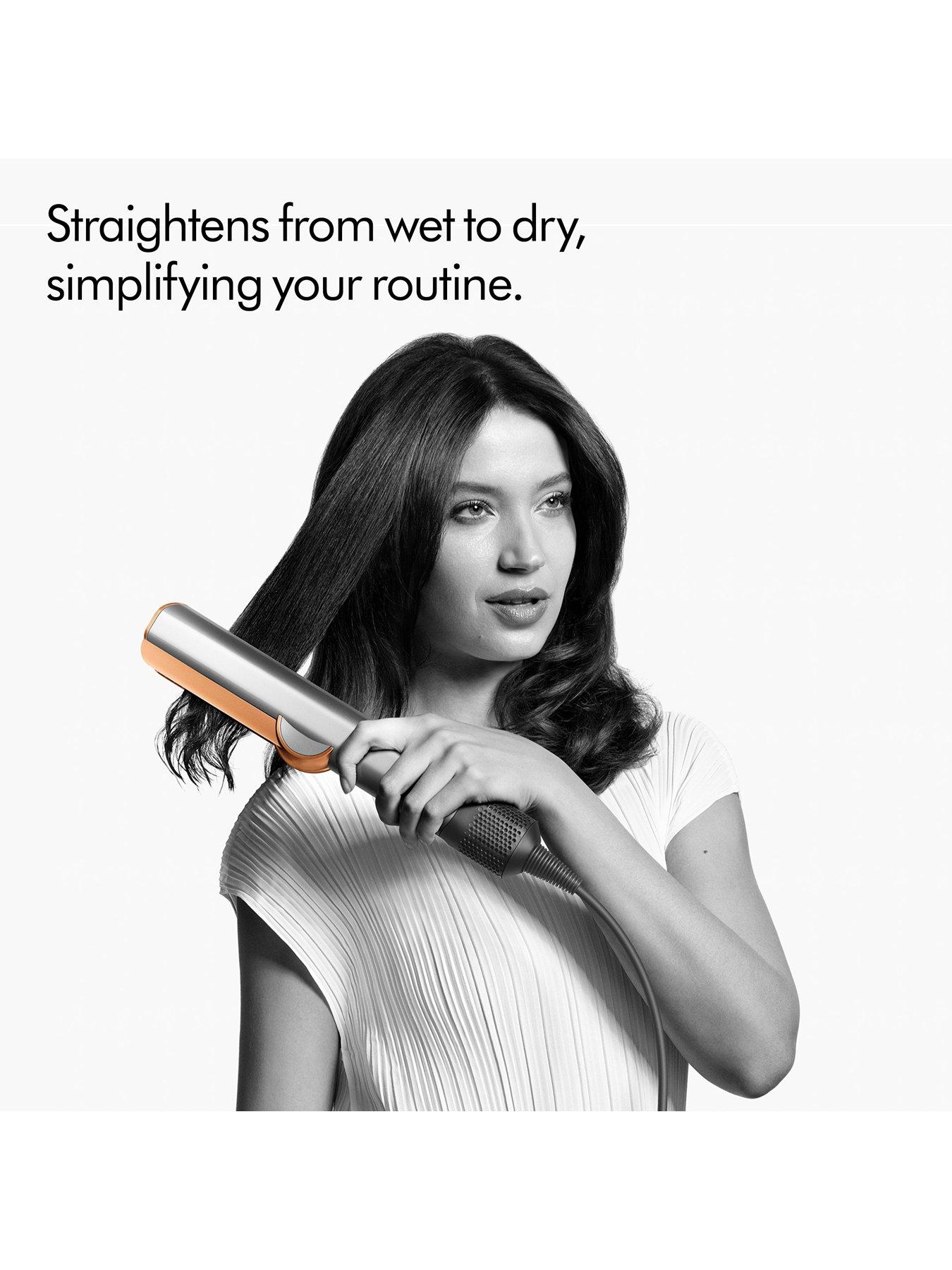 Image 3 of 7 of Dyson Airstrait<sup>&trade;</sup> Wet to Dry Hair Straightener, with Air, No Hot Plates, No Heat Damage - Nickel &amp; Copper
