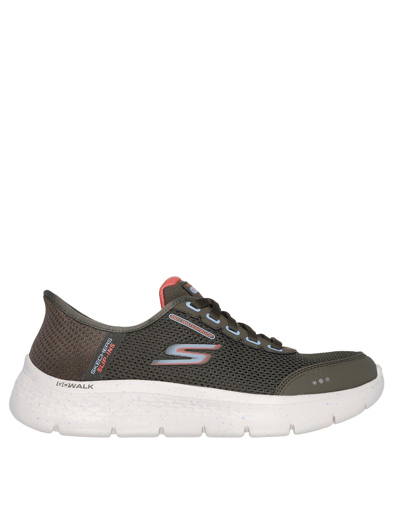 Skechers ladies waterproof trainers on sale