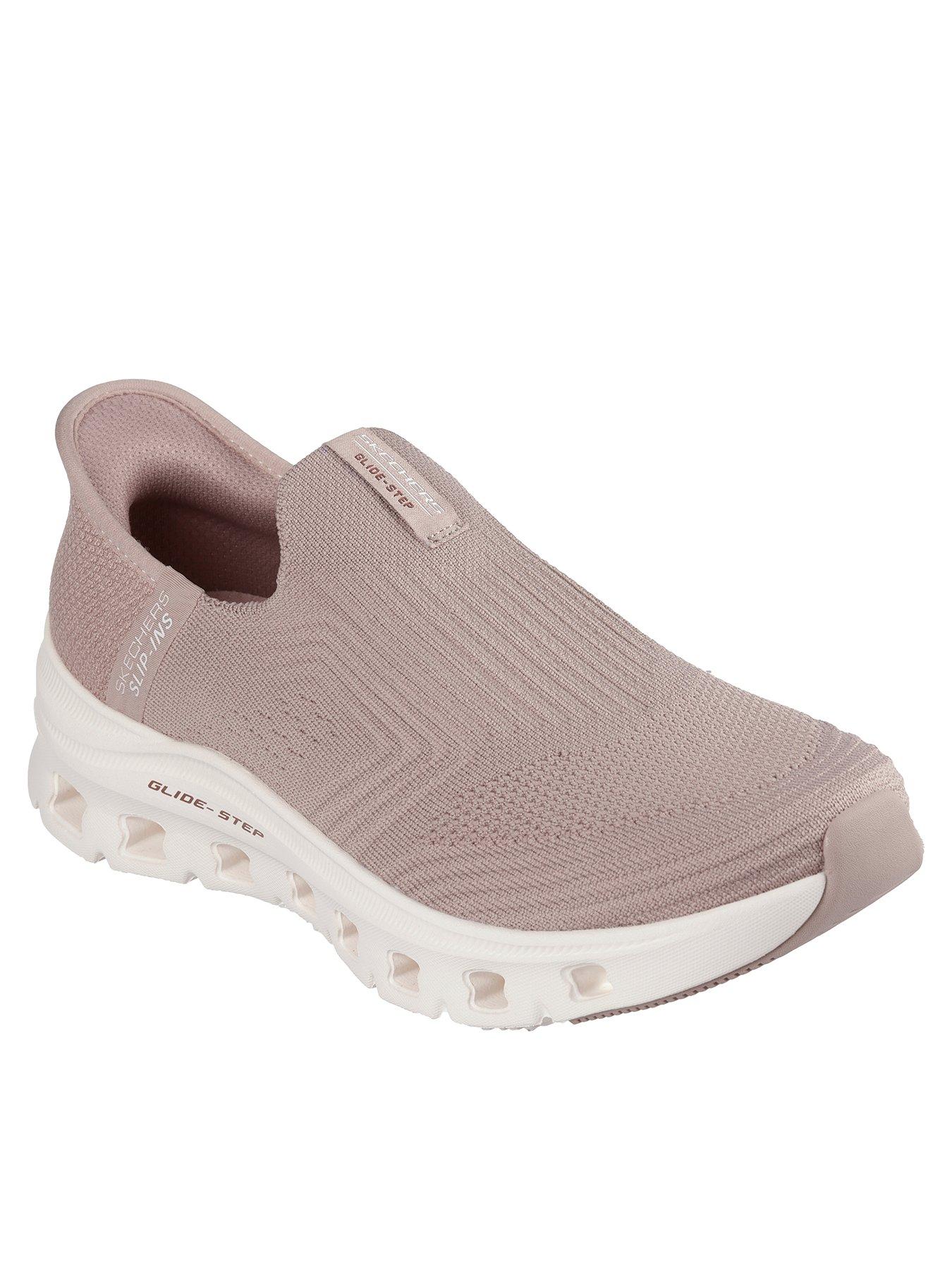 Skechers stretch knit slip ons on sale