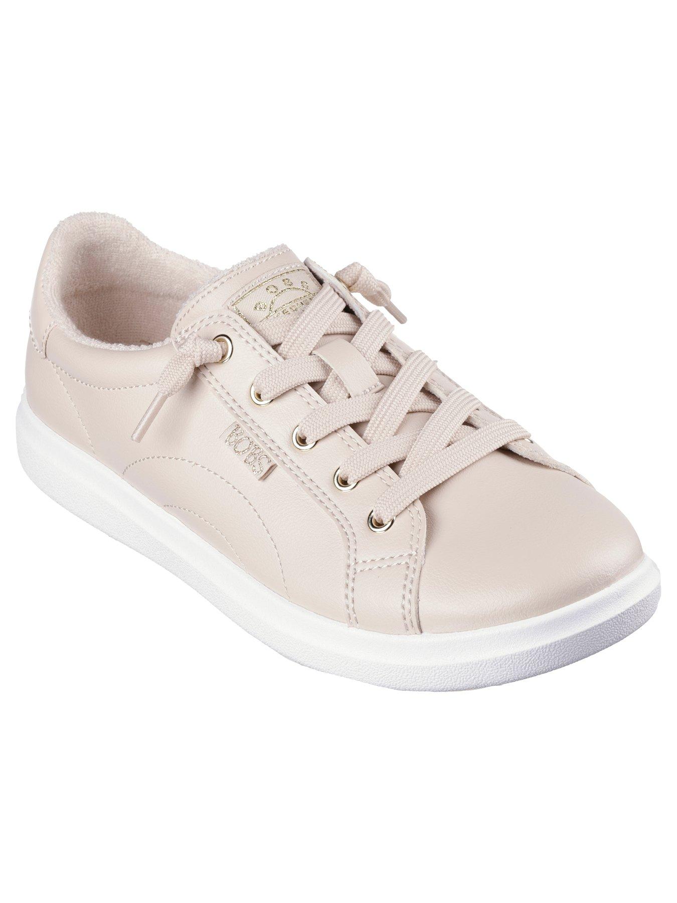  image of skechers-duraleather-faux-lace-slip-on-sneaker