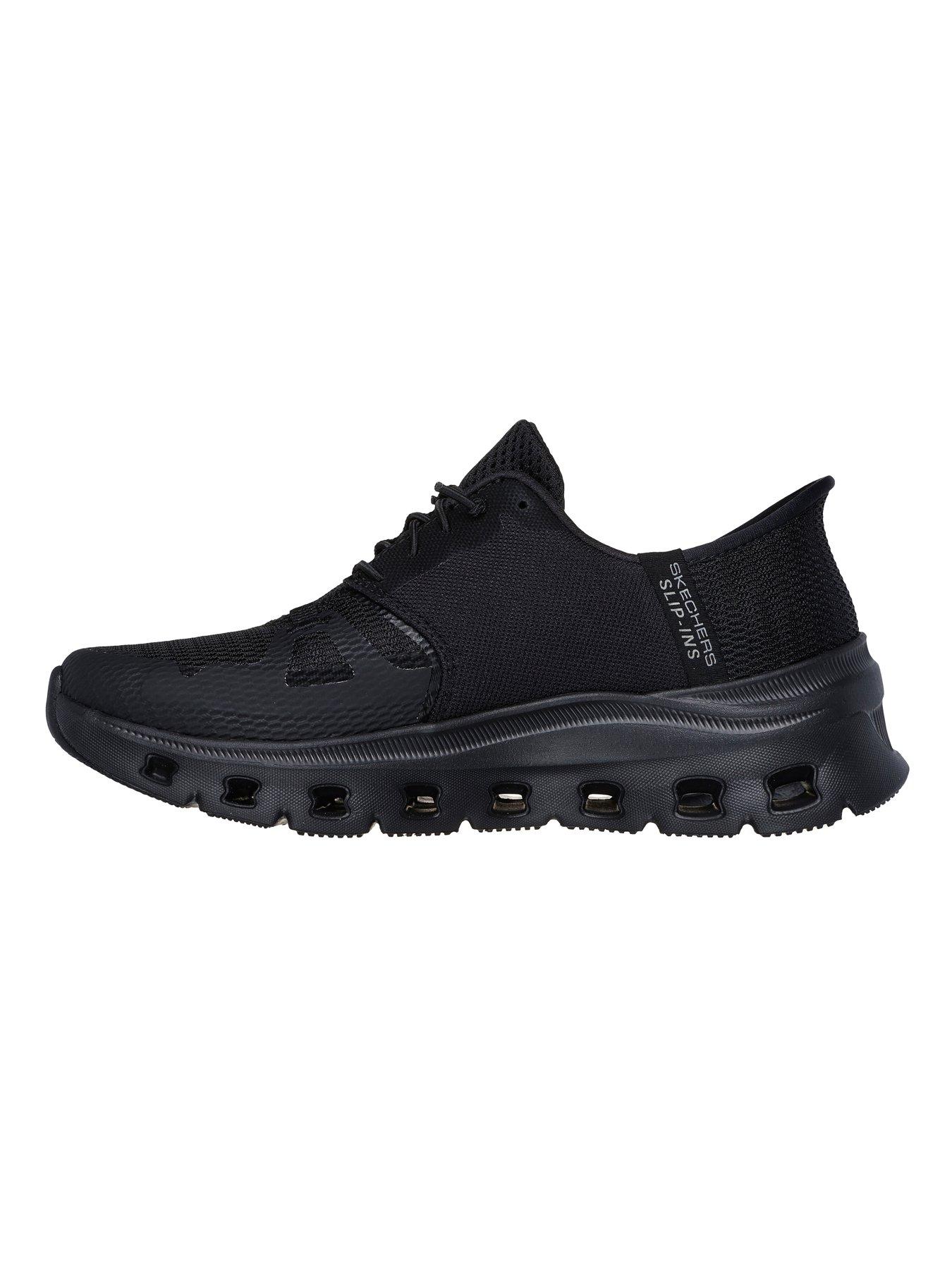 Image 5 of 5 of Skechers Hotmelt Overlay Mesh Bungee Slip-Ins W/ Air-Cooled Mf - Black