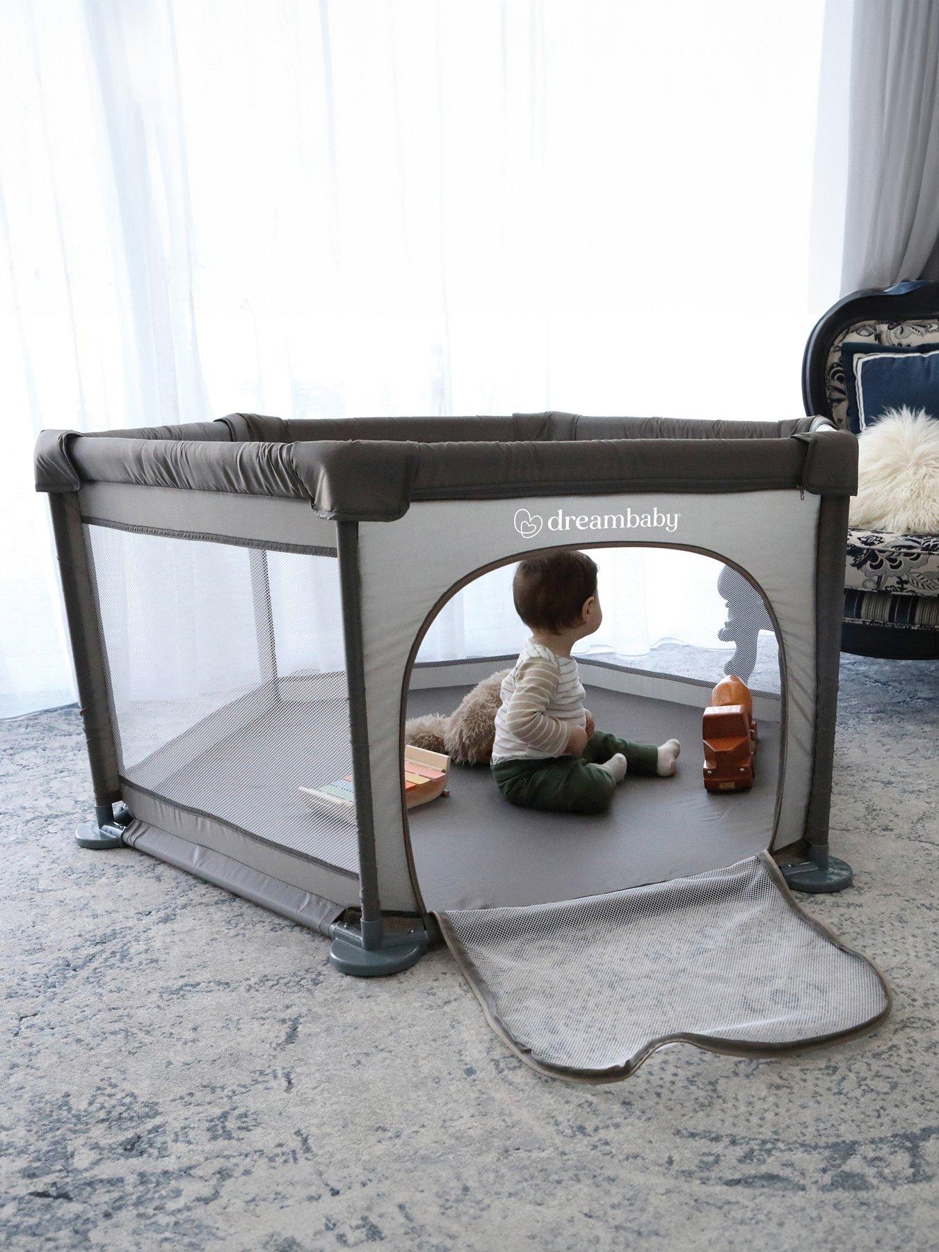 Image 1 of 8 of Dreambaby Explore Fabric Playpen&nbsp;- Taupe