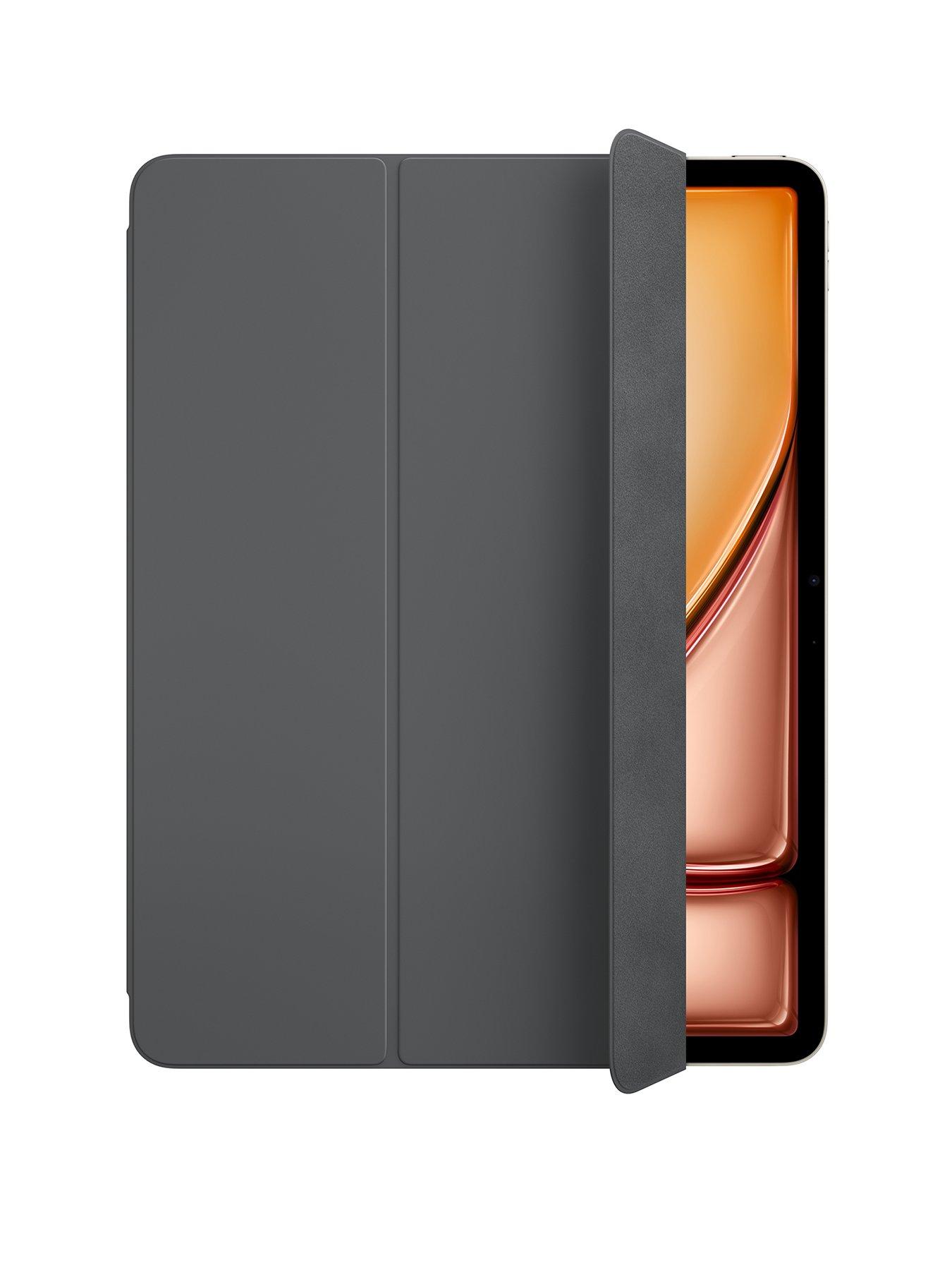 front image of apple-smartnbspfolio-for-ipadnbspair-13-inchnbspm2-charcoal-grey