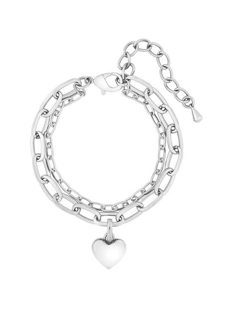 jon-richard-silver-plated-polished-heart-bracelet