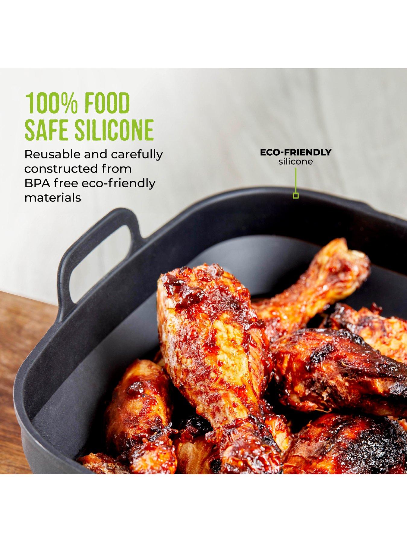  image of tower-square-air-fryer-trays-set-of-2-reusable-silicone-t843092