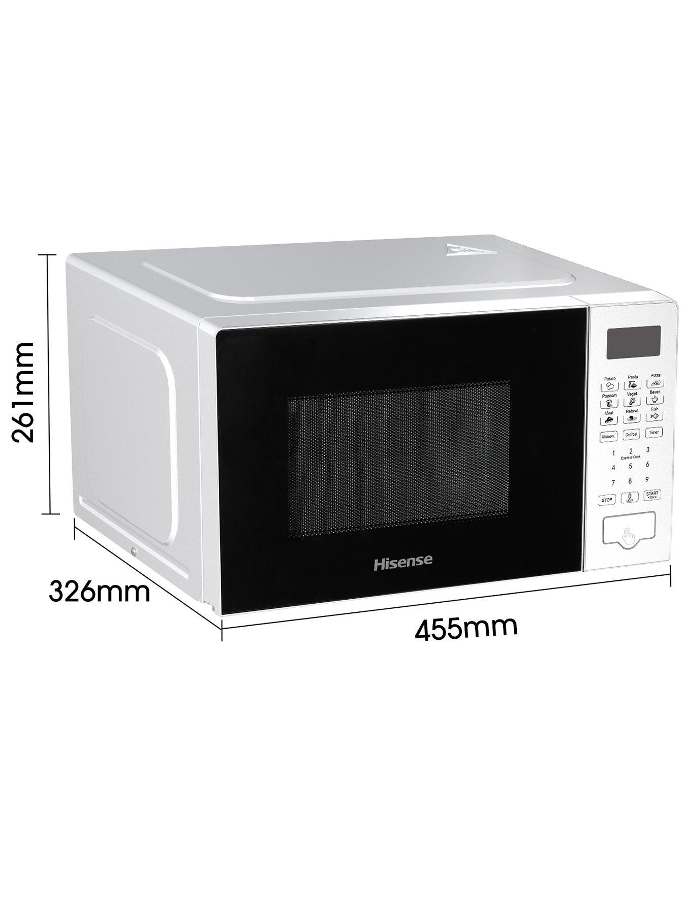 Image 3 of 7 of Hisense H20MOWS4UK 20 Litre Microwave - White