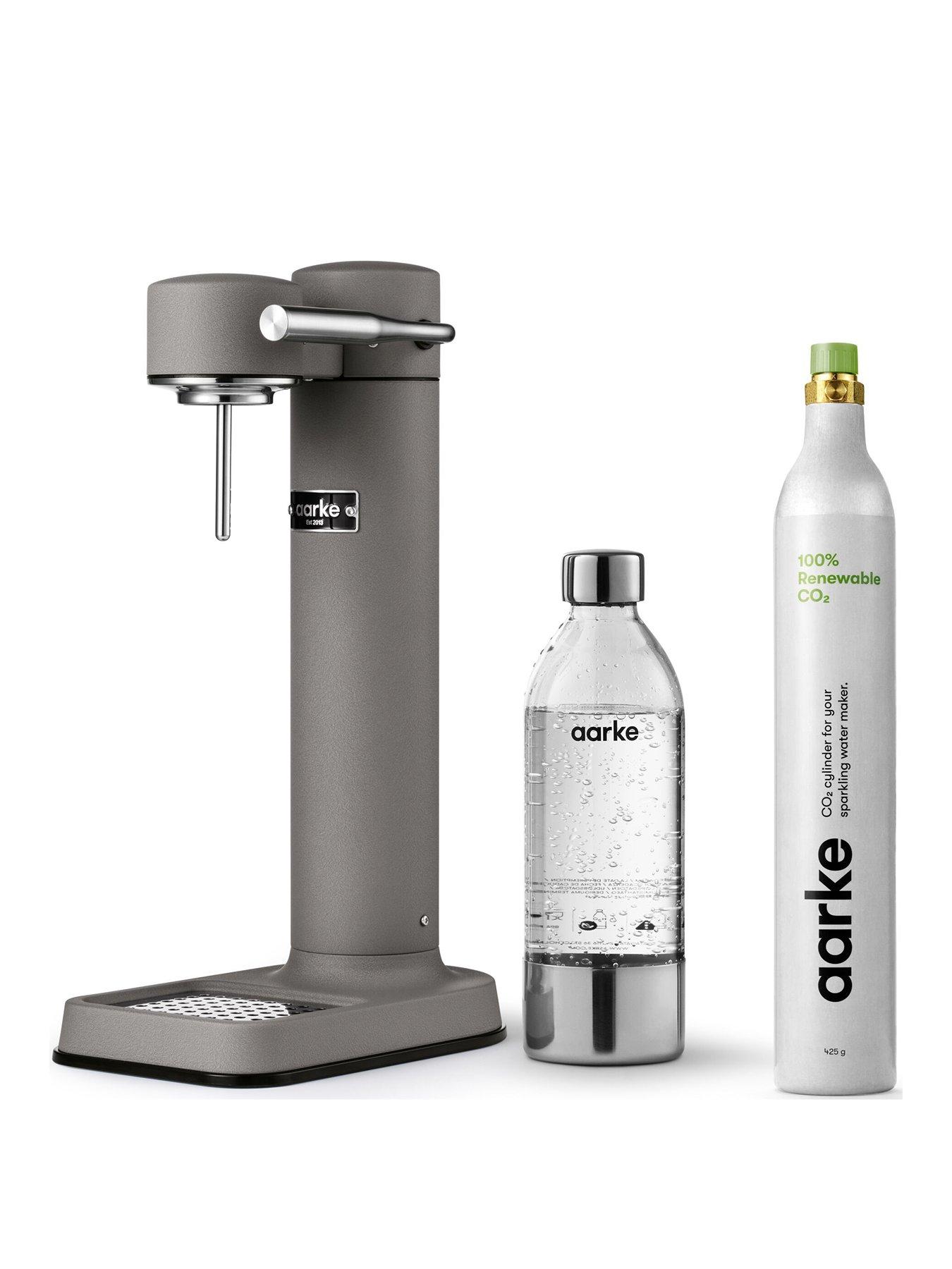 image of aarke-carbonator-3-matte-grey-sparkling-water-maker-co2-gas-cylinder