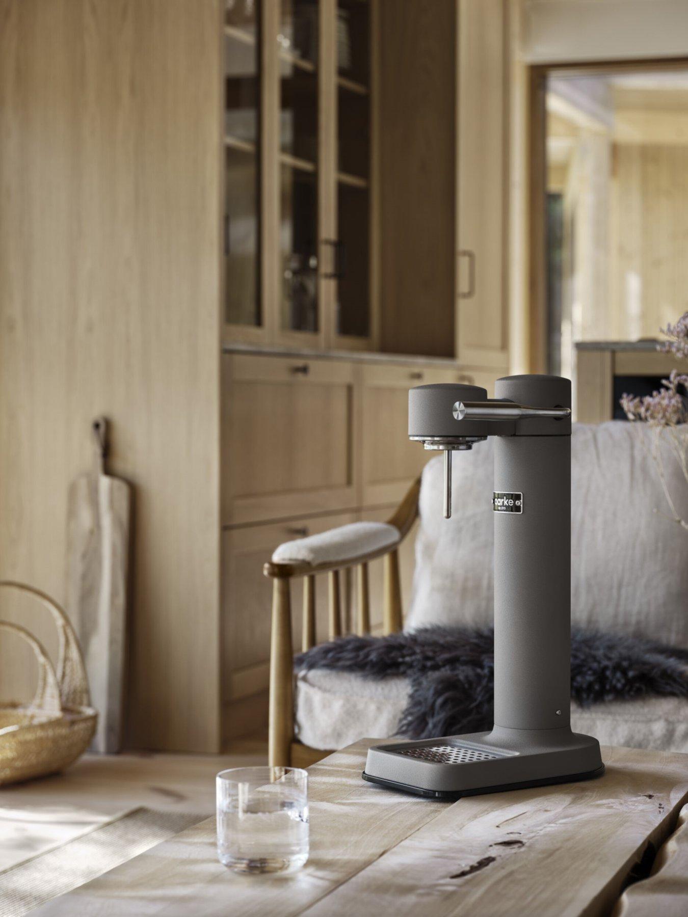  image of aarke-carbonator-3-matte-grey-sparkling-water-maker-co2-gas-cylinder