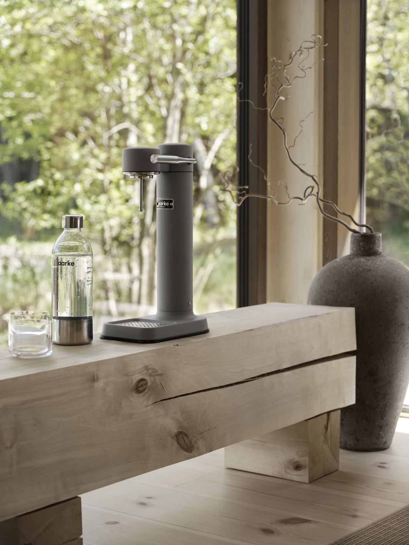  image of aarke-carbonator-3-matte-grey-sparkling-water-maker-co2-gas-cylinder