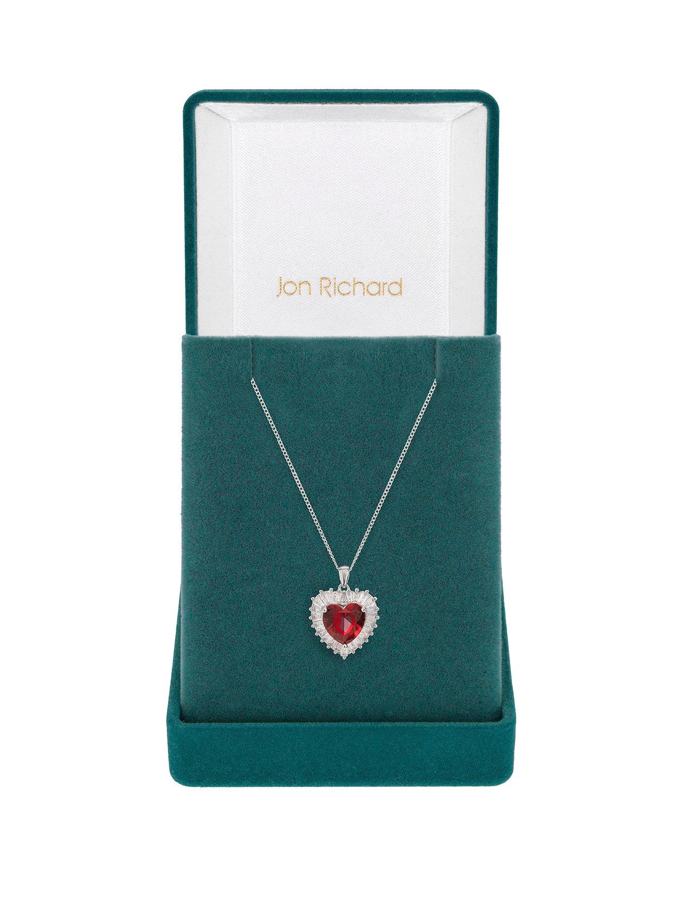 Jon richard deals heart necklace