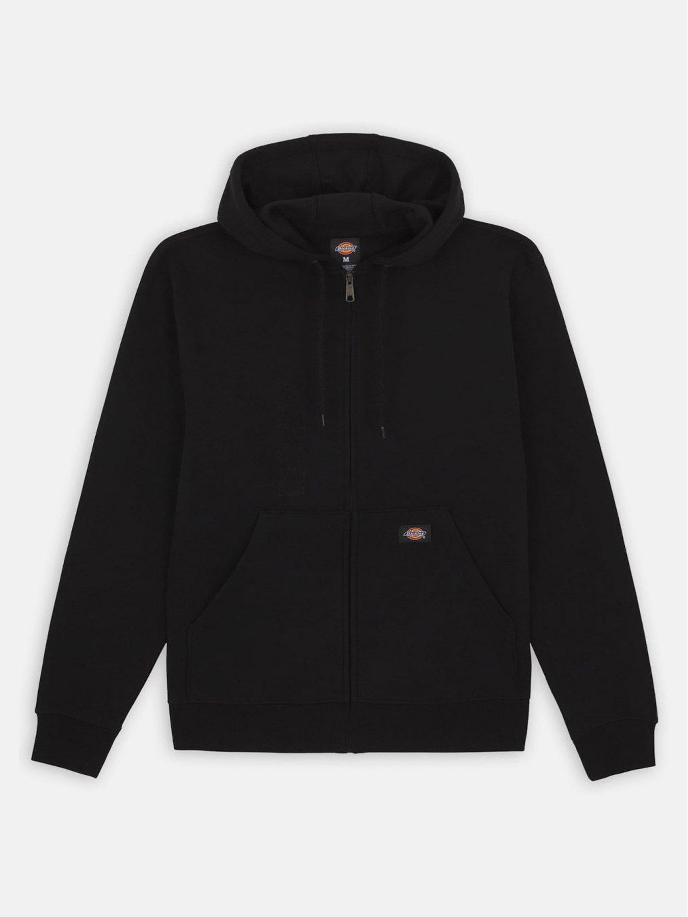 undefined Mens Everyday Fleece Zip Hoodie - Black