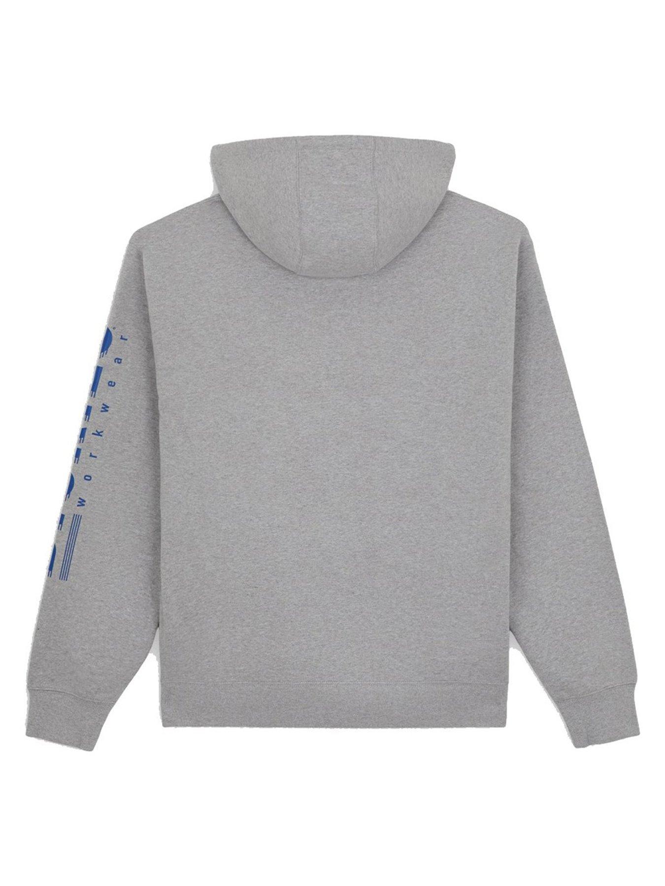 Image 2 of 4 of Dickies Mens Graphic Pullover Fleece Hoodie - Grey