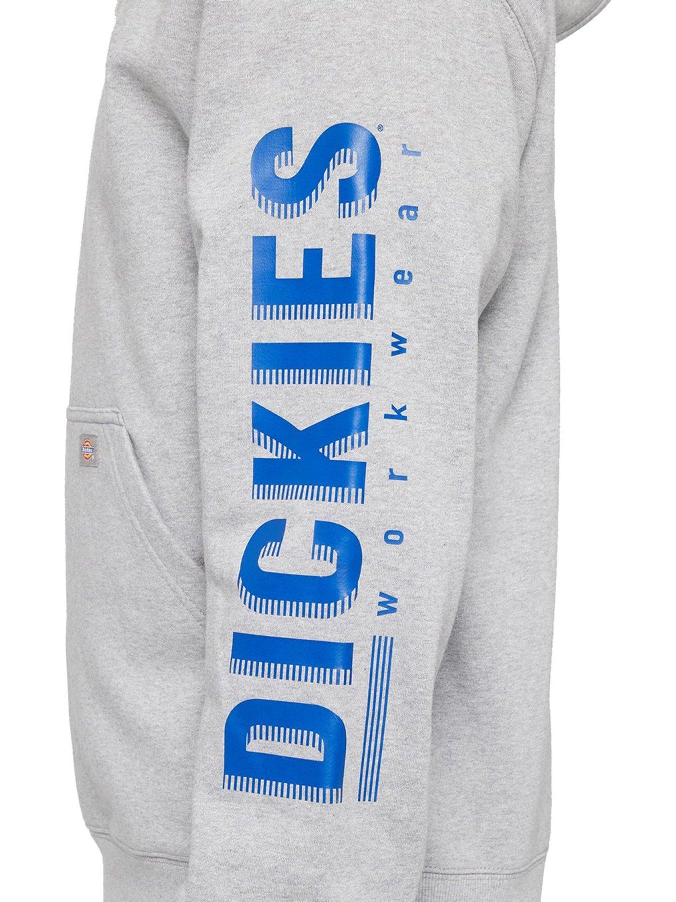  image of dickies-mens-graphic-pullover-fleece-grey