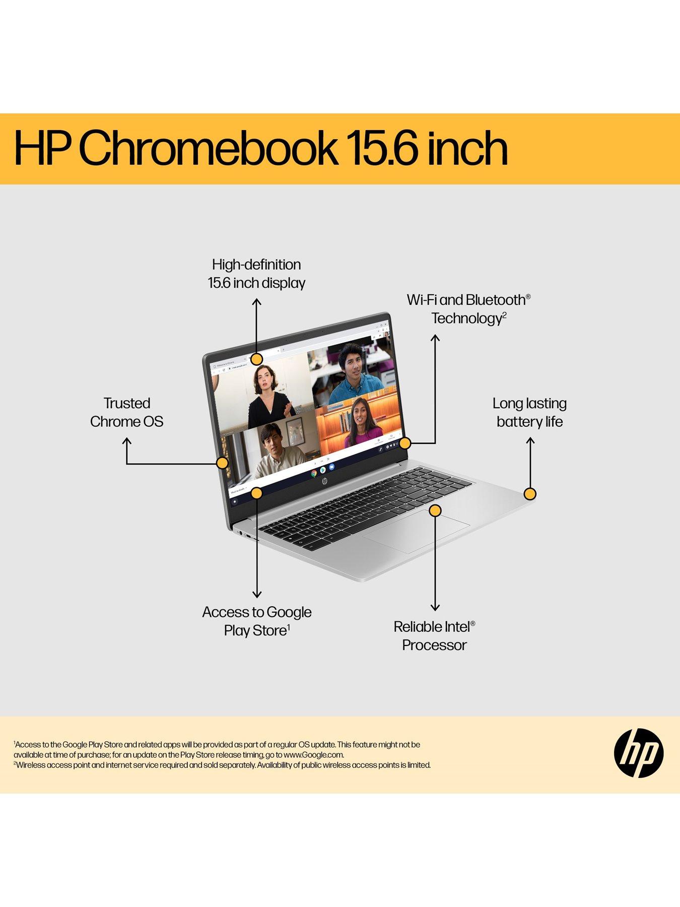  image of hp-chromebook-15a-na0007na-intel-celeron-4gb-ram-128gb-ssd-15in-hd-laptop-silver