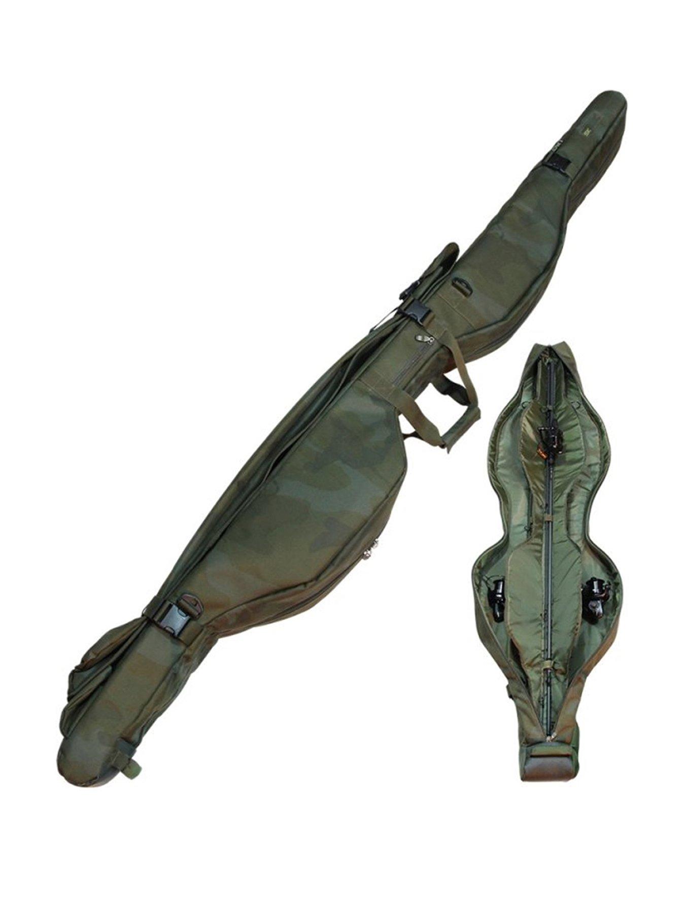 undefined Bank-Tek 3 Rod Compact Sleeve 12 Foot Fishing