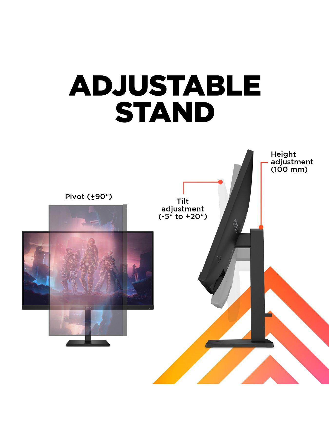 Image 6 of 8 of HP OMEN 32q Gaming Monitor - 31.5in QHD (2560 x 1440)&nbsp;165hz, 1ms Response, AMD FreeSync&trade; Premium,&nbsp;Adjustable Stand, PC &amp; Console Compatible