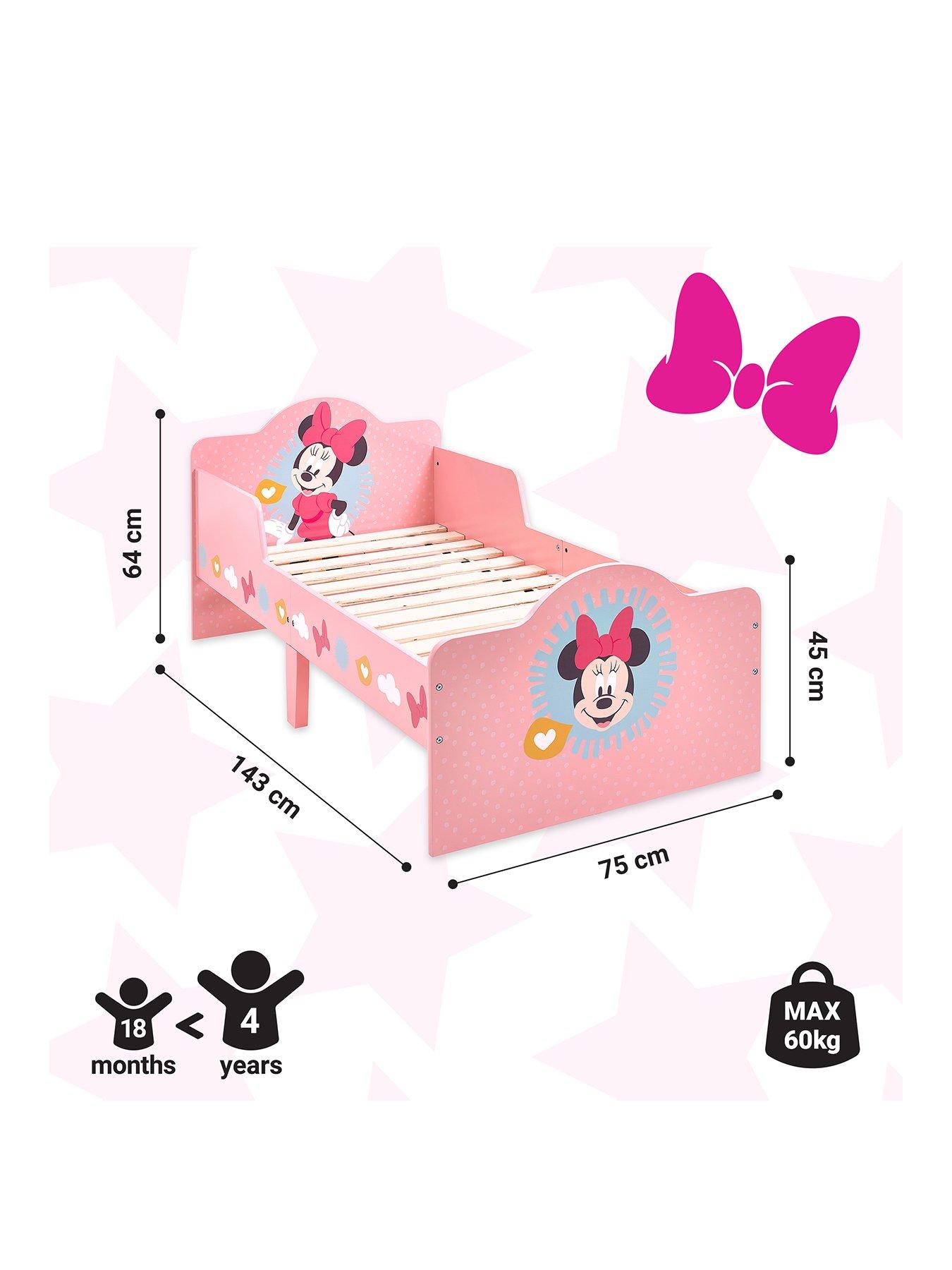 Image 3 of 6 of Minnie Mouse Toddler Bed