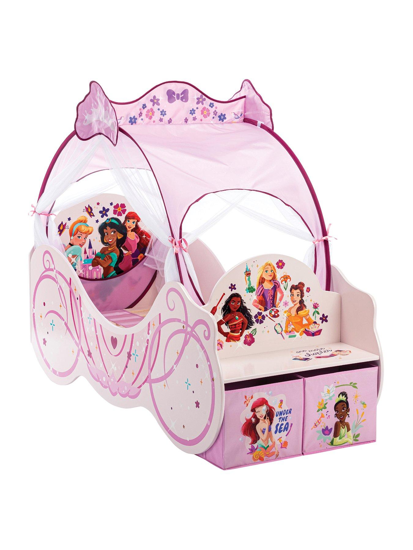 Disney Princess Toddler Carriage Bed (With Canopy and Fabric