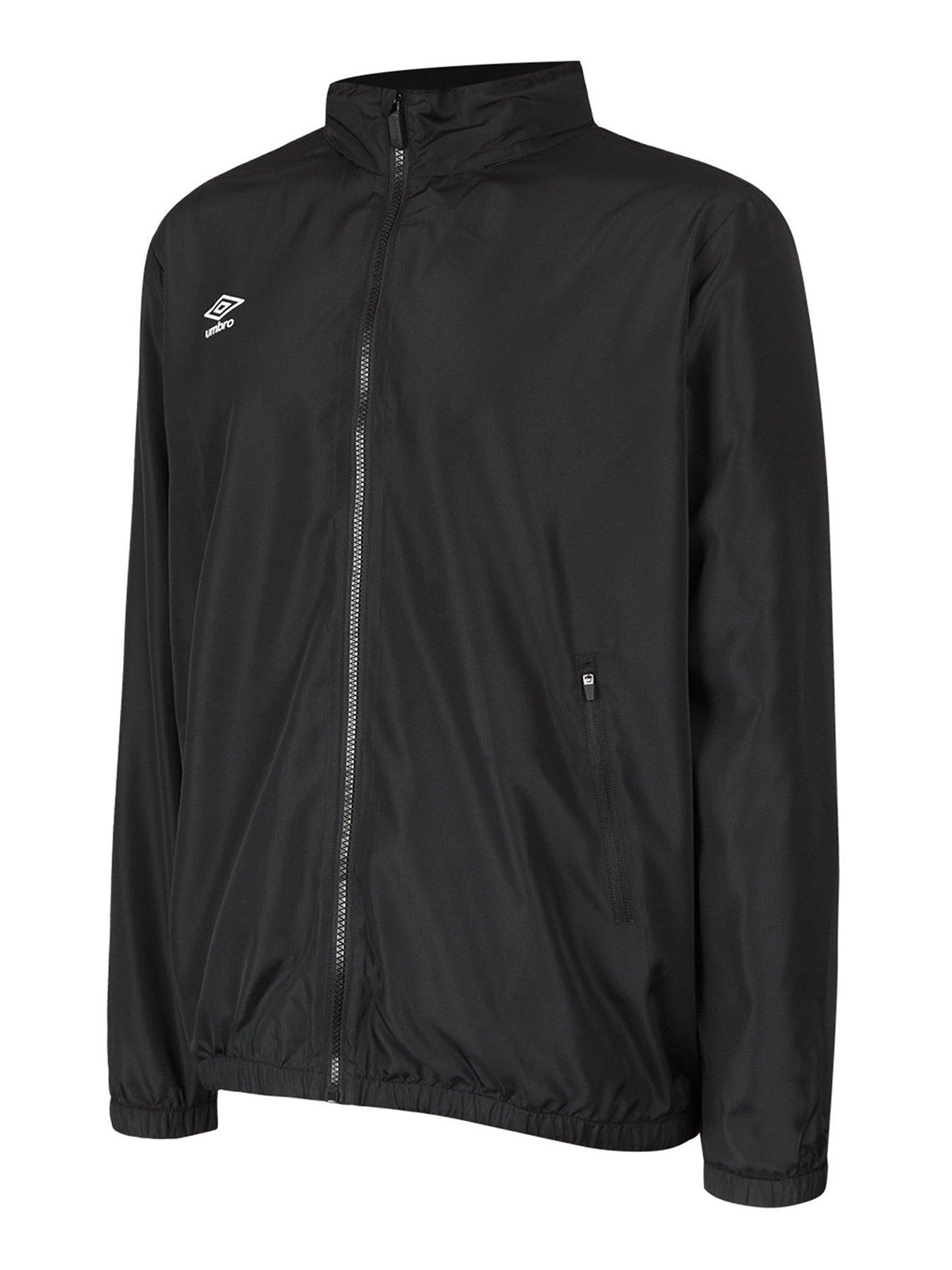 Umbro Boys Lightweight Rain Jacket Junior-black | littlewoods.com