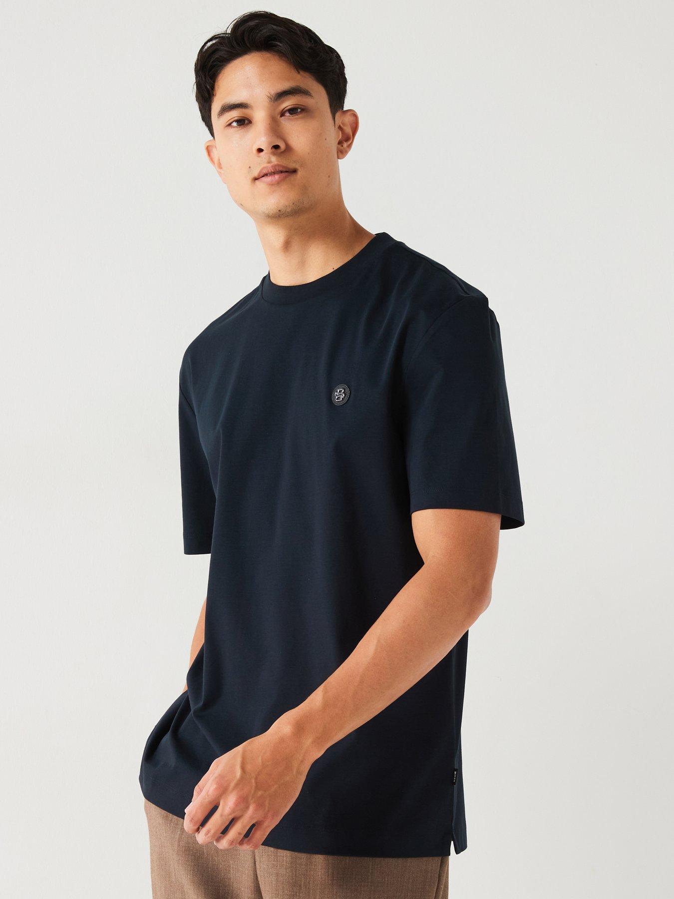 undefined C-Taut Regular Fit Nickel Logo T-Shirt - Dark Blue