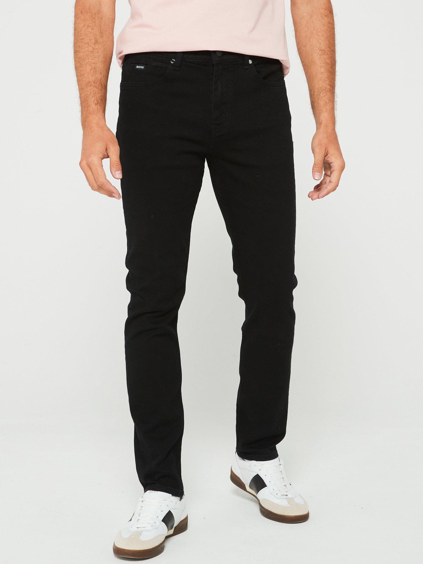 undefined Delaware3 Slim Fit Cashmere Touch Jeans - Black