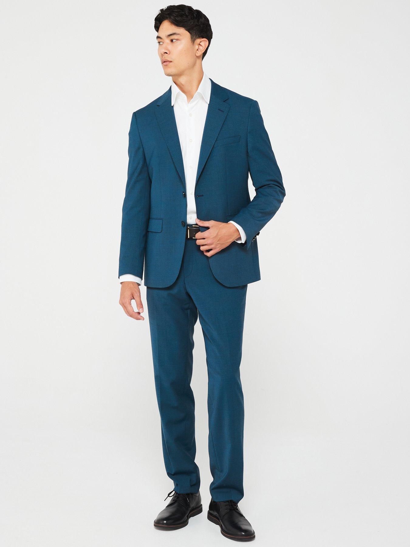 image of boss-joe-regular-fit-easy-iron-texture-shirt-white