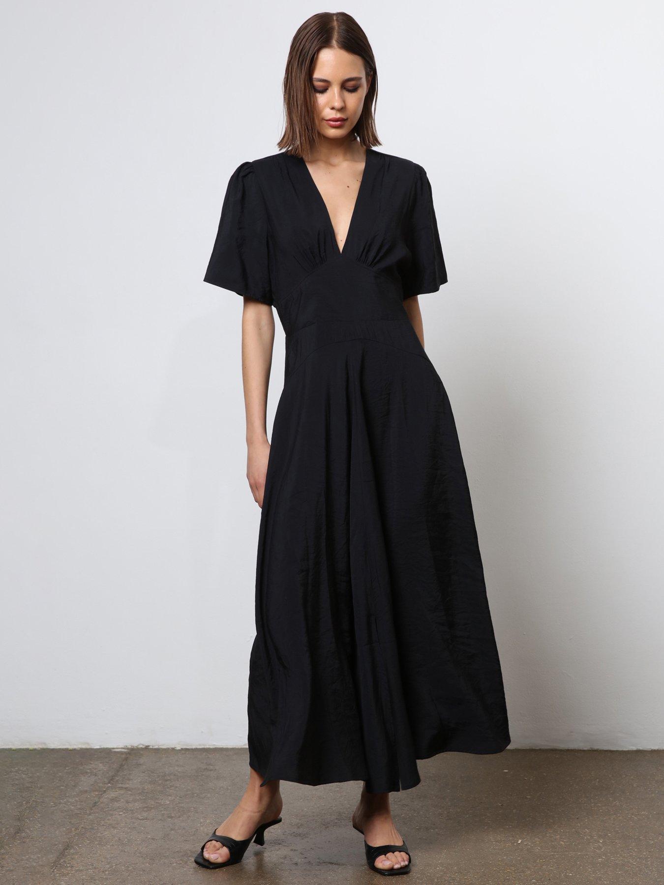 Religion Maxi Dress - Black