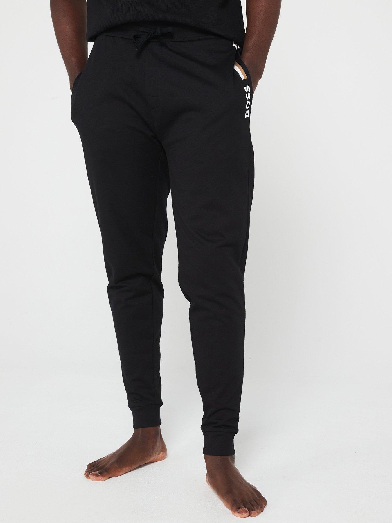 Boss authentic cuffed fleece pants clearance