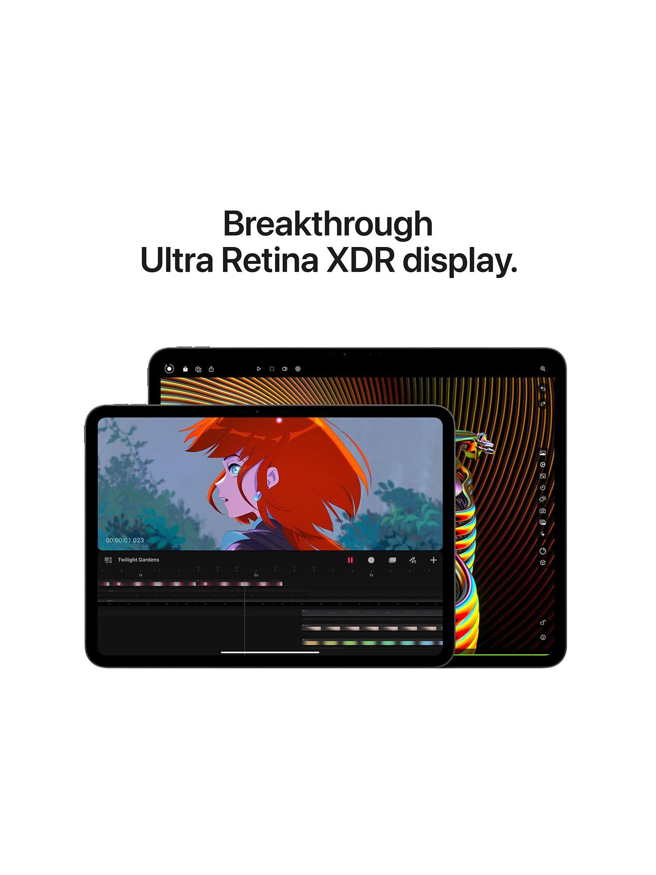  image of apple-ipad-pro-m4-2024-11-inch-wi-fi-amp-cellular-256gb-with-standard-glass-space-black