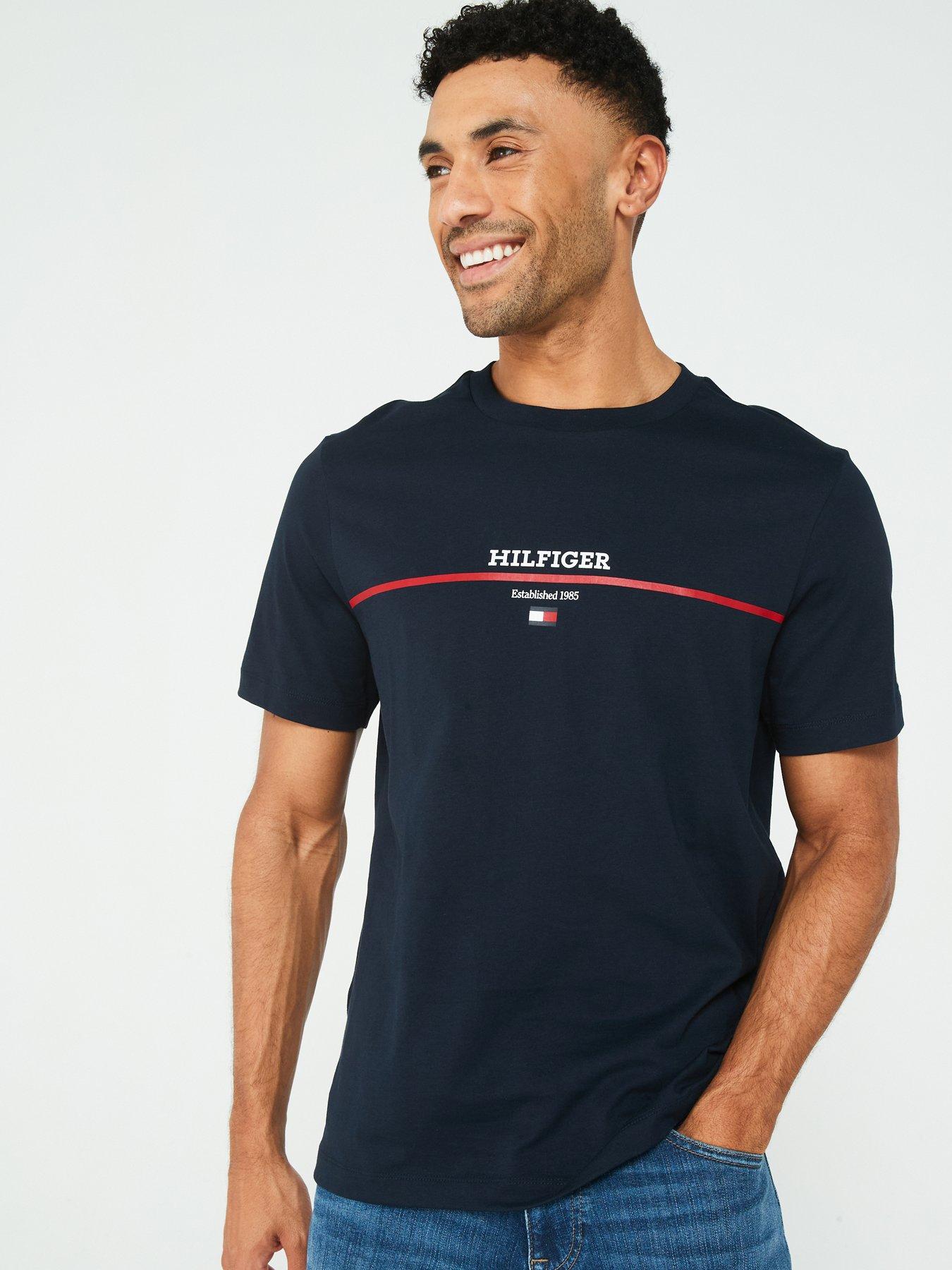 Stripe hilfiger tee online