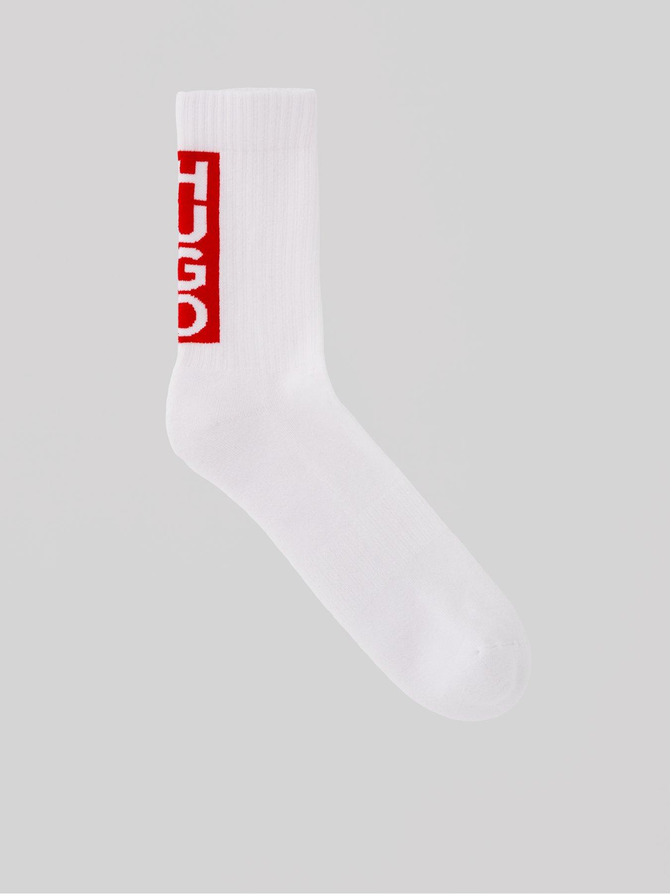 Image 2 of 3 of HUGO 3 Pack Back Label Crew Socks - Assorted - Multi