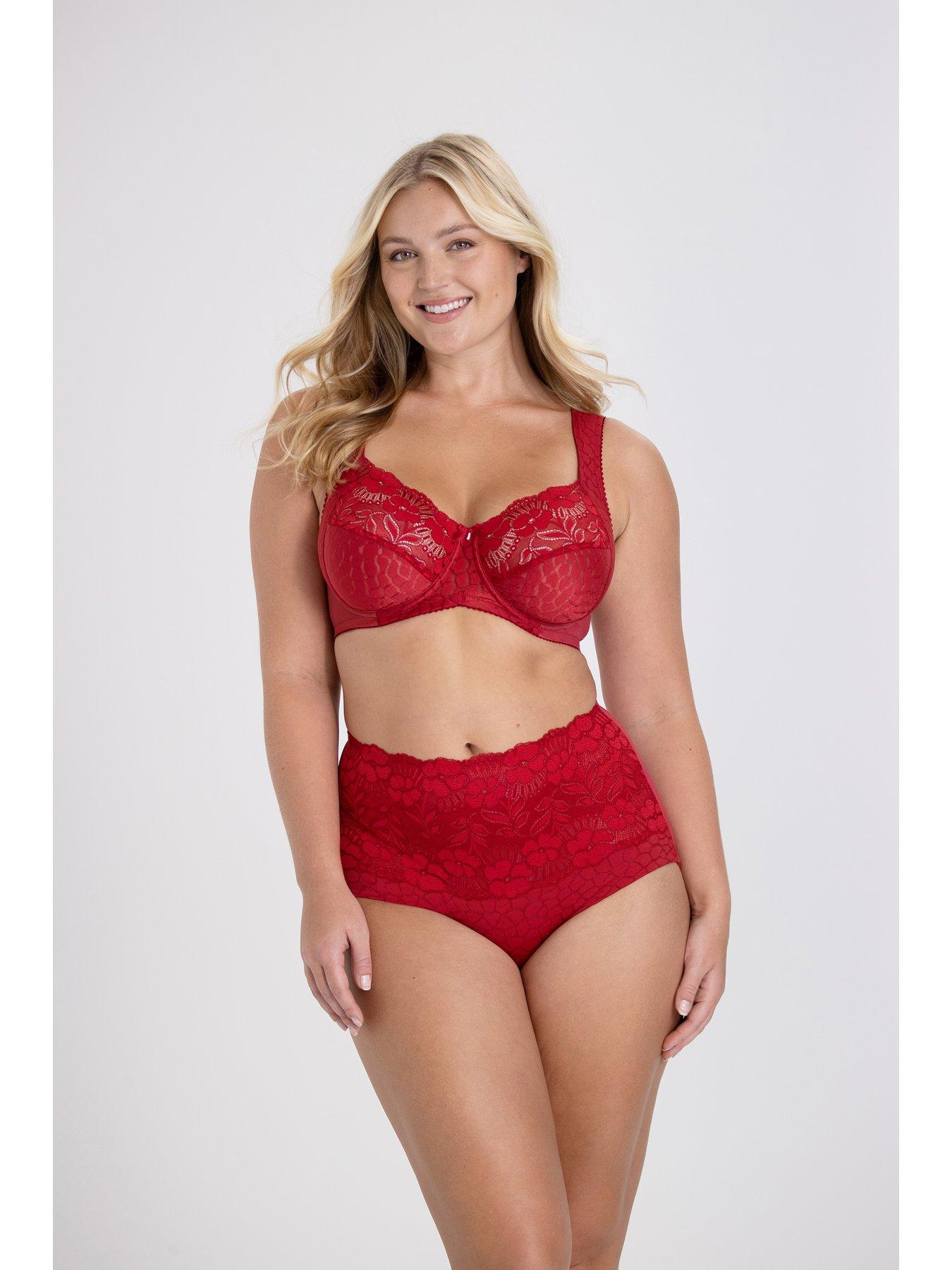  image of miss-mary-of-sweden-jacquard-amp-lace-underwired-bra
