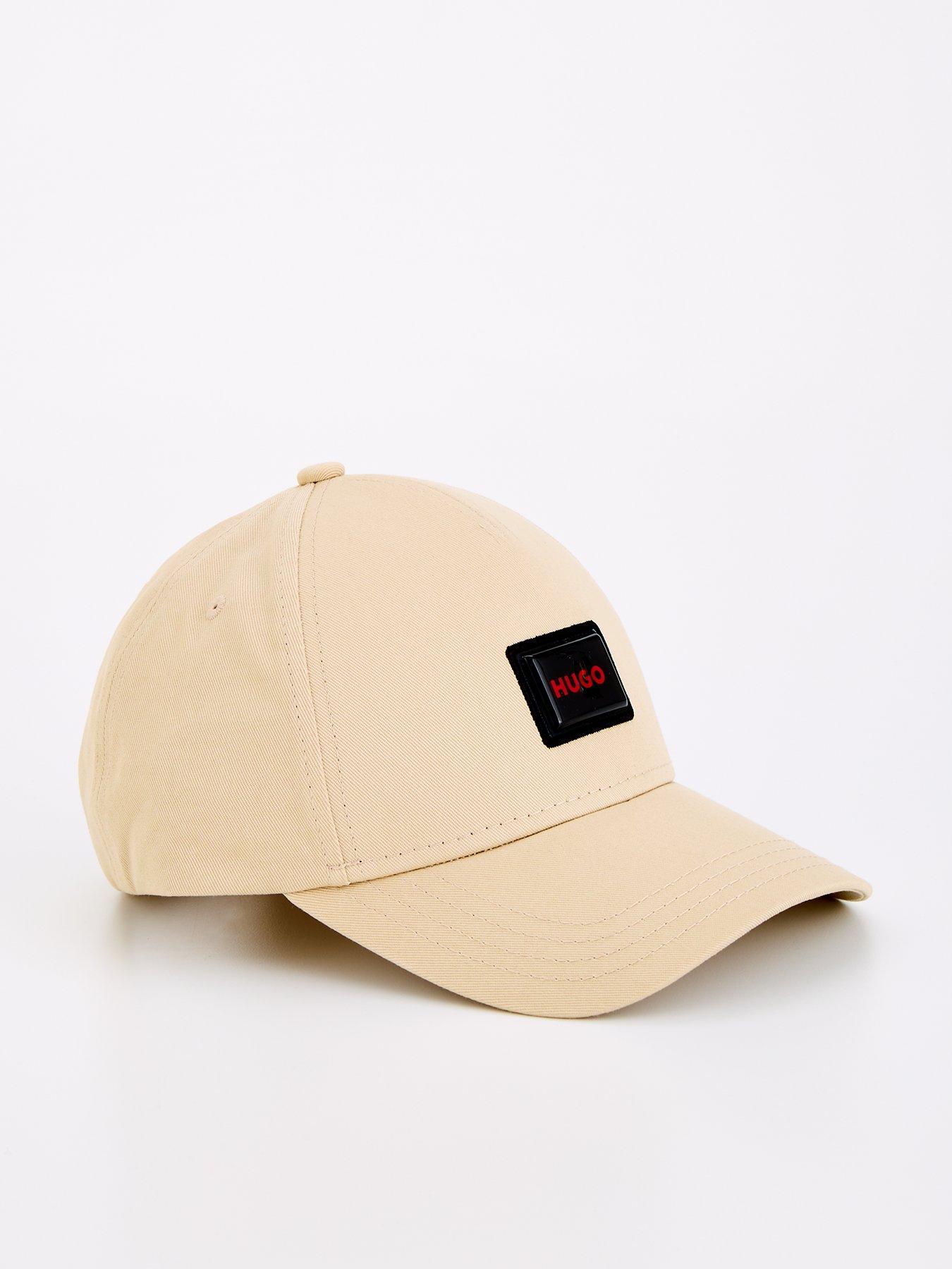 HUGO Jude Gel Logo Baseball Cap - Beige | littlewoods.com