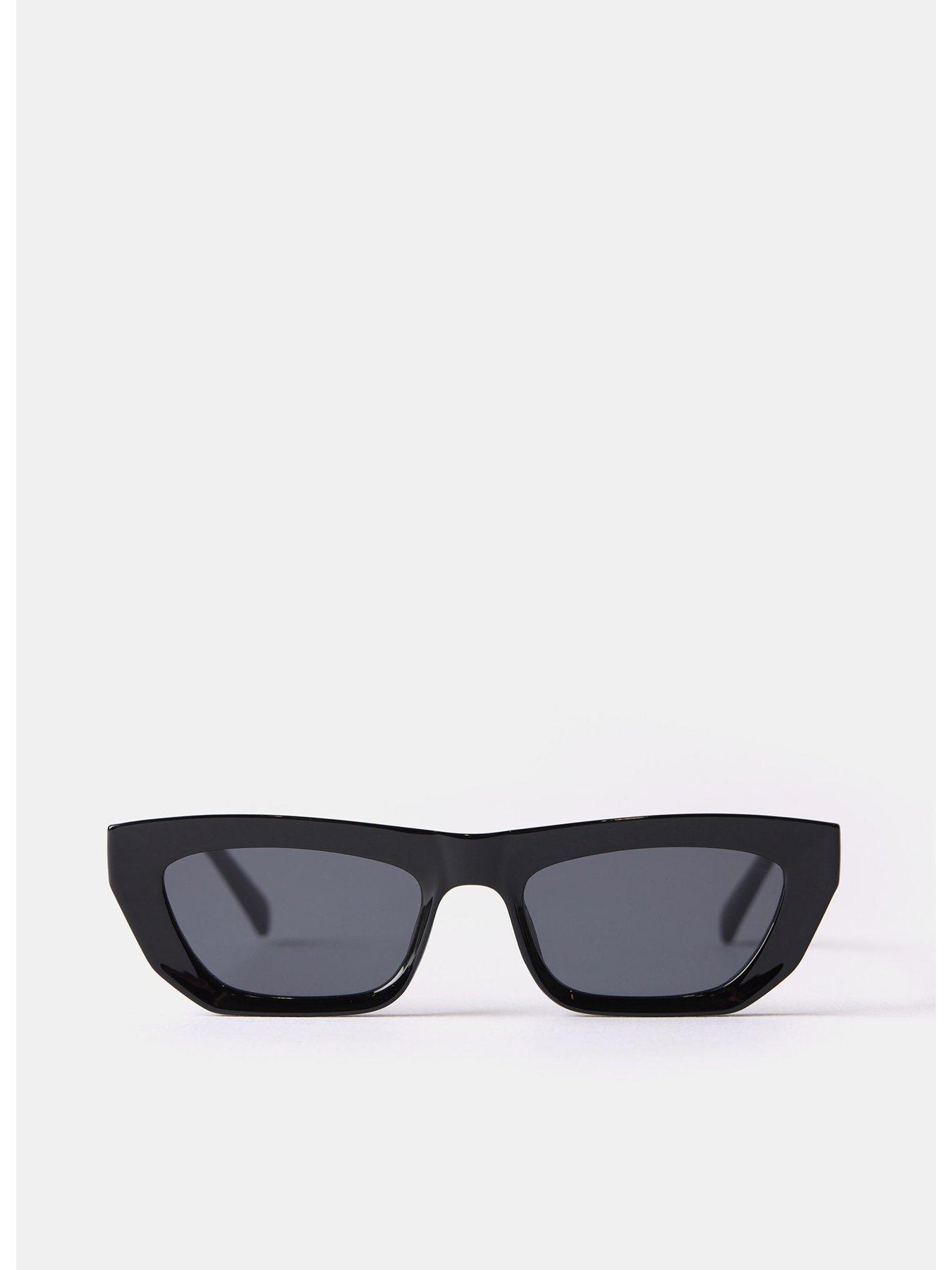 Image 2 of 5 of Mint Velvet Black Rectangular Sunglasses