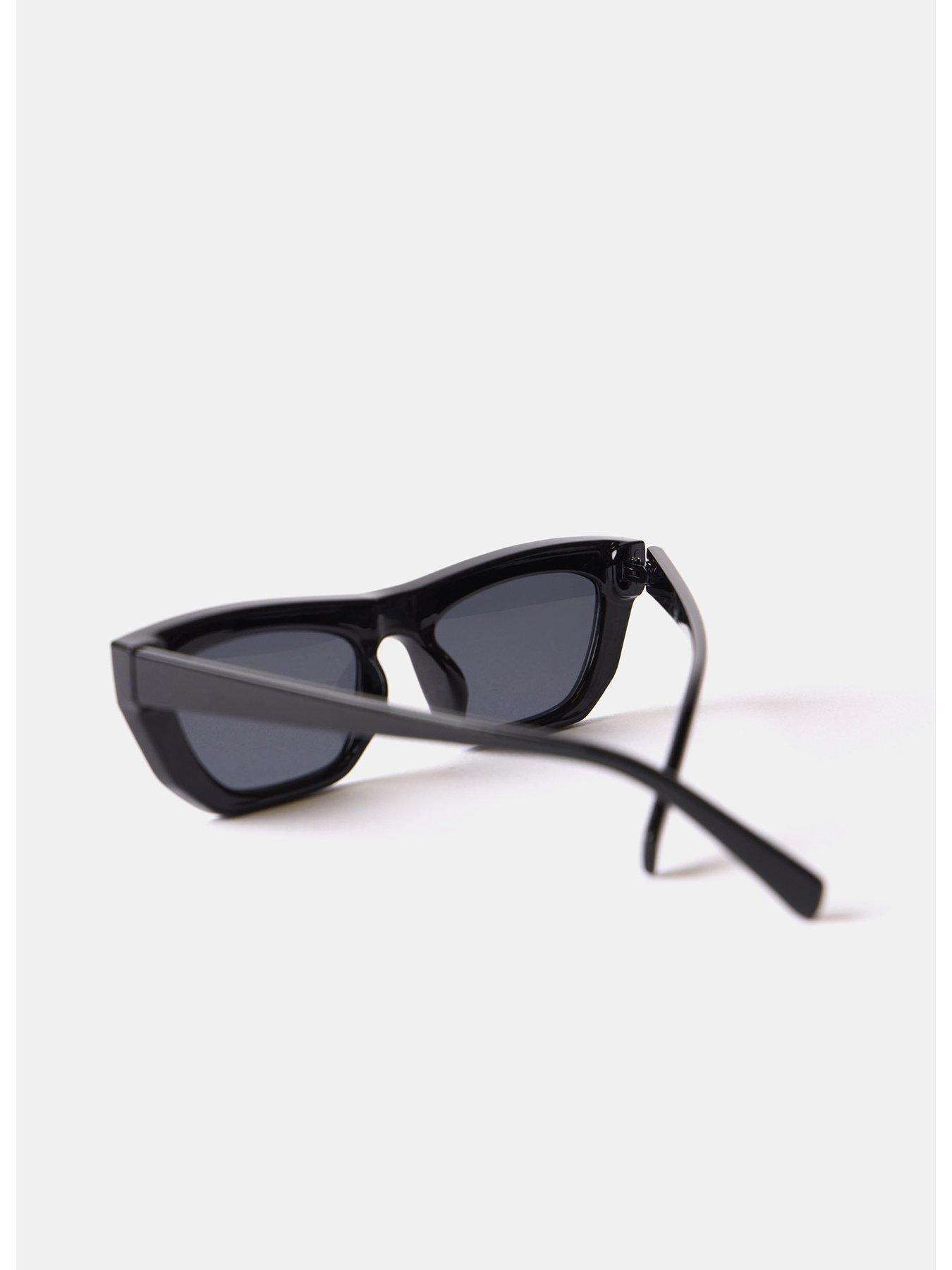 Image 3 of 5 of Mint Velvet Black Rectangular Sunglasses
