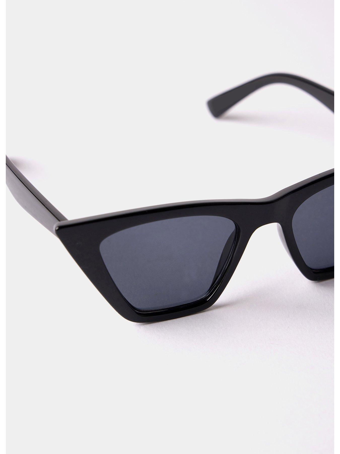 Image 5 of 5 of Mint Velvet Black Rectangular Sunglasses