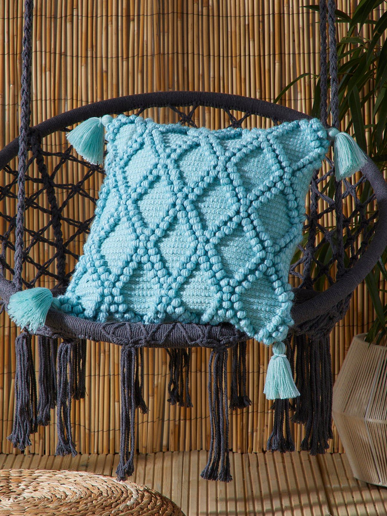 Image 1 of 3 of Drift Home Alda Outdoor Cushion - Duck Egg