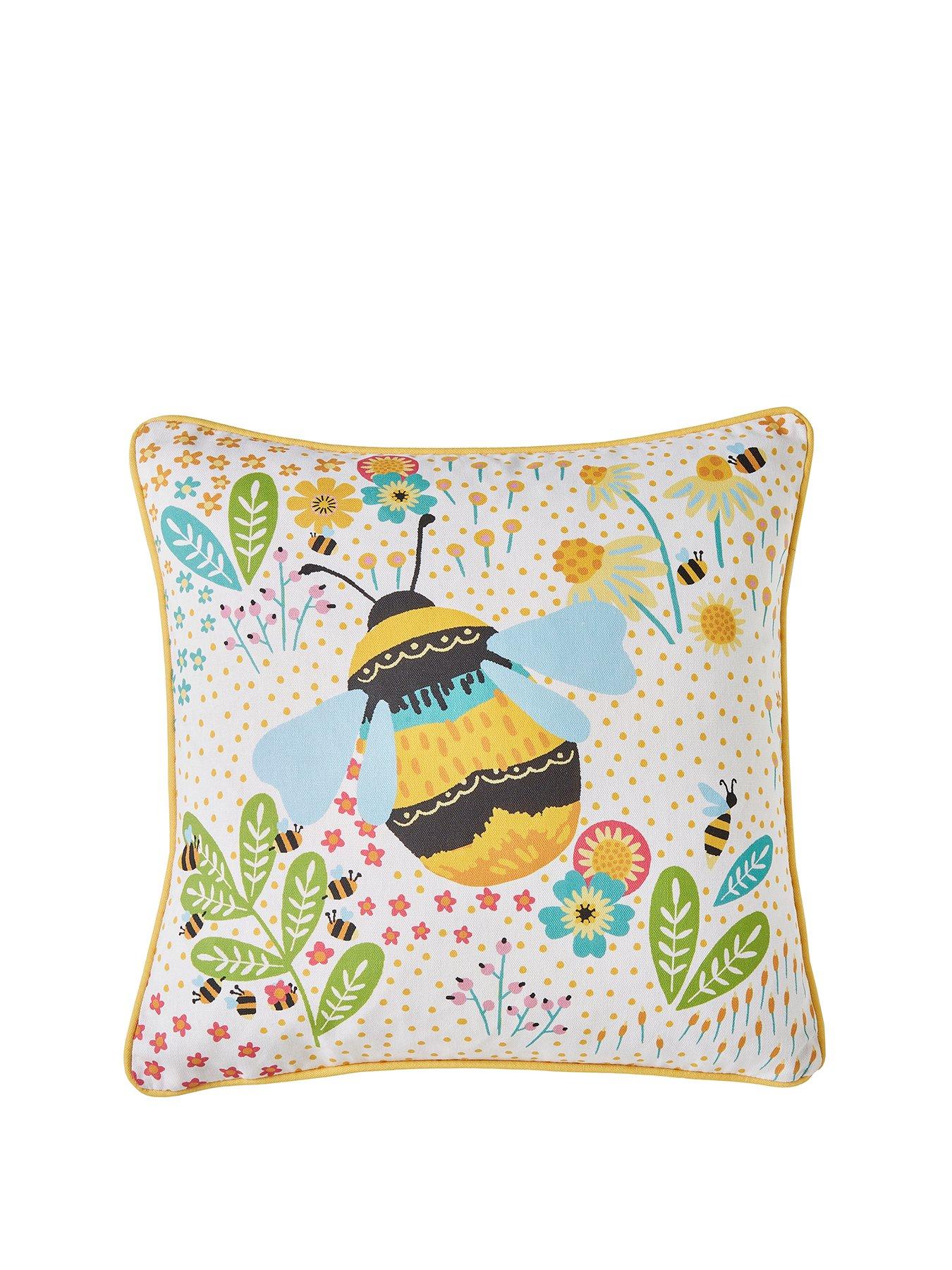  image of fusion-buzzy-bee-outdoor-cushion