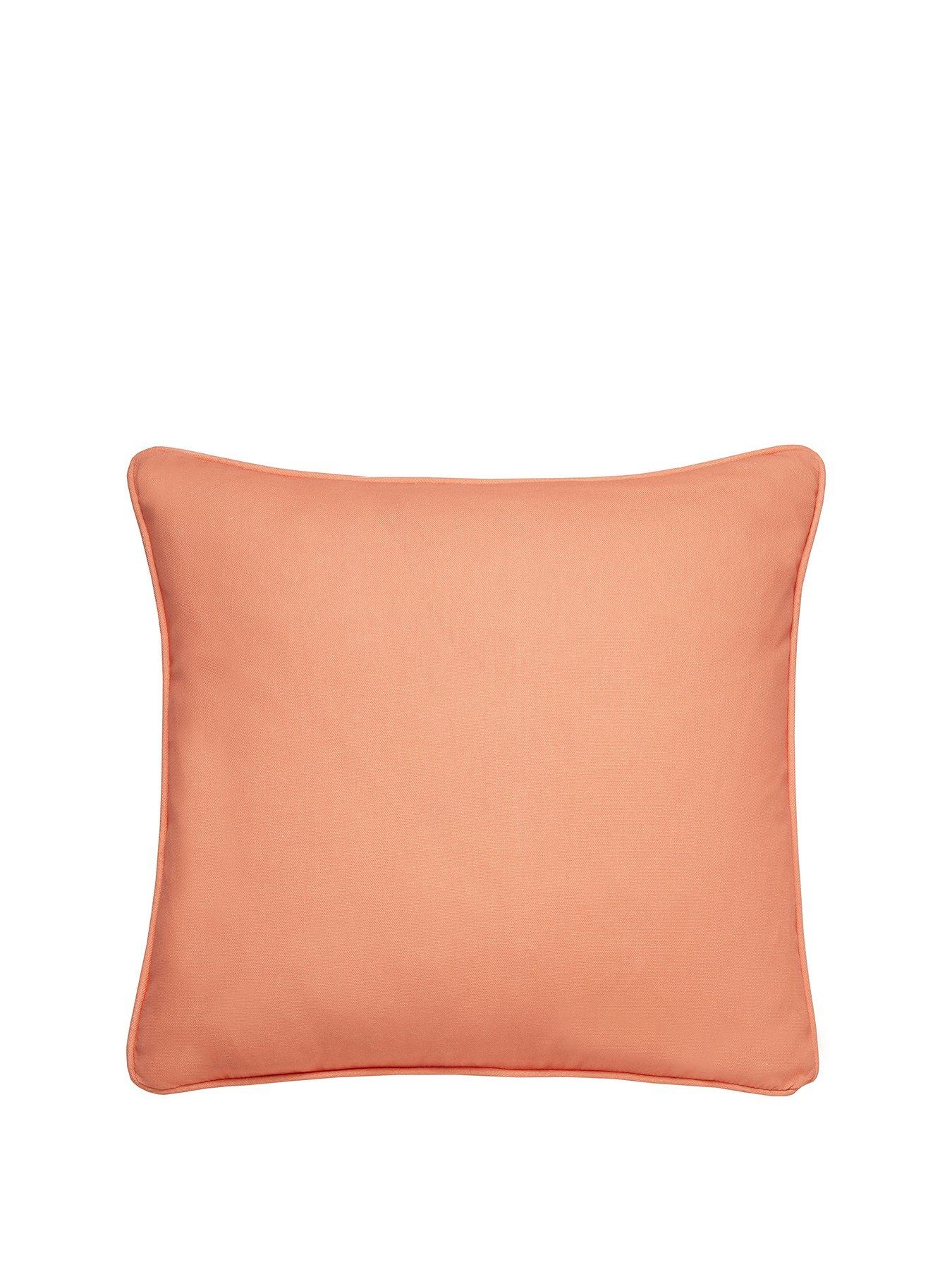  image of fusion-plain-dye-outdoor-cushion-orange