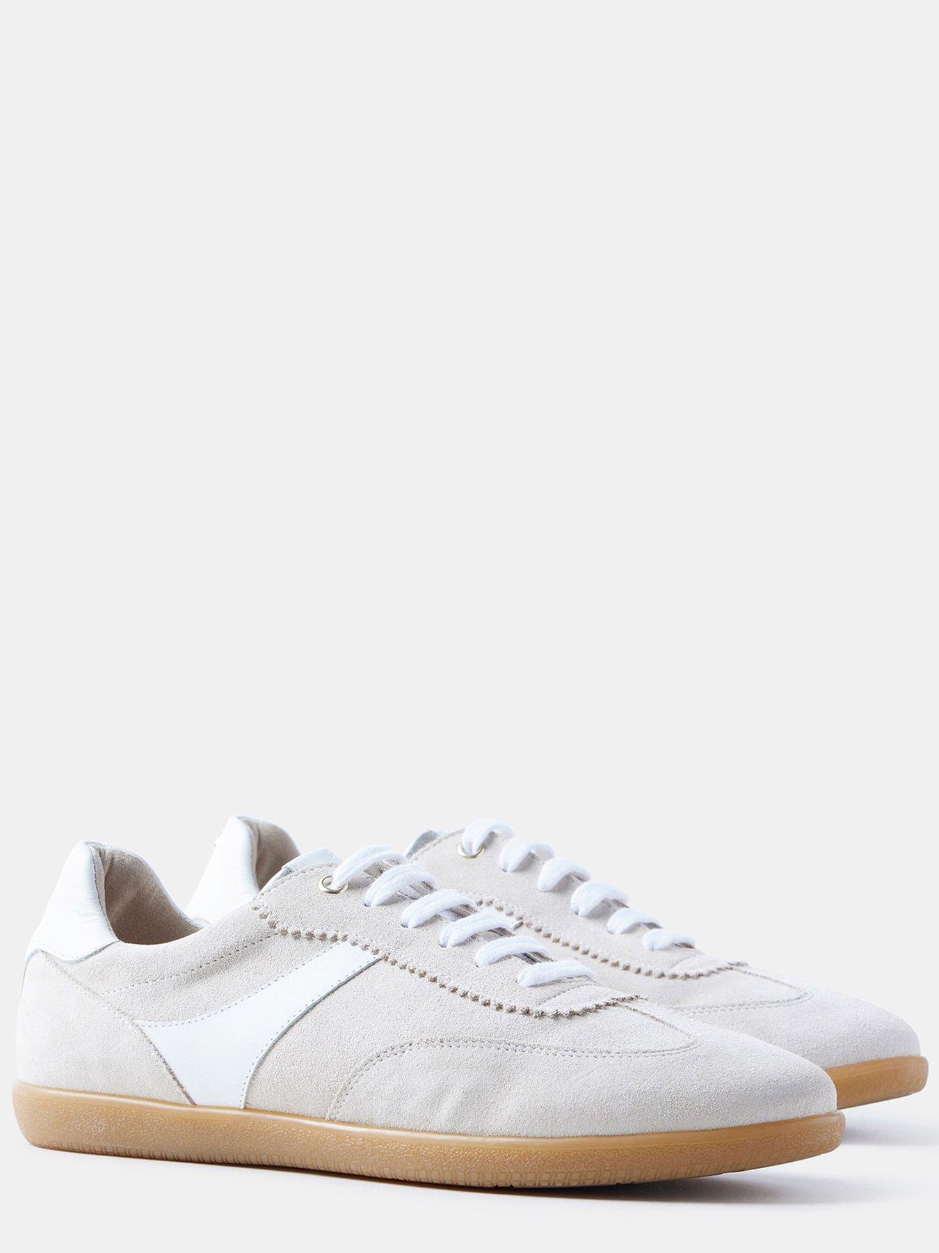 image of mint-velvet-ace-neutral-suede-trainers