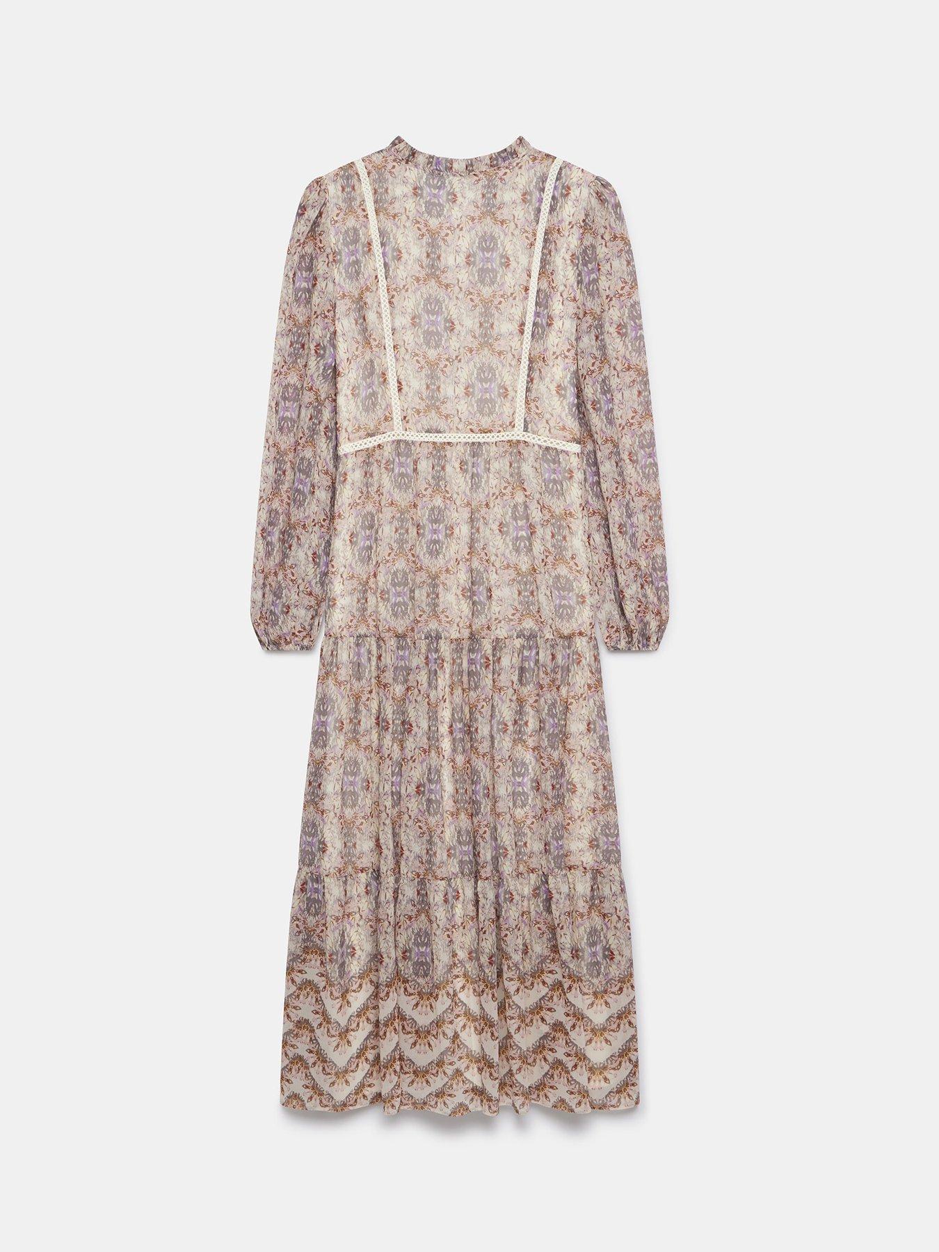 Mint Velvet Neutral Print Boho Maxi Dress | Littlewoods