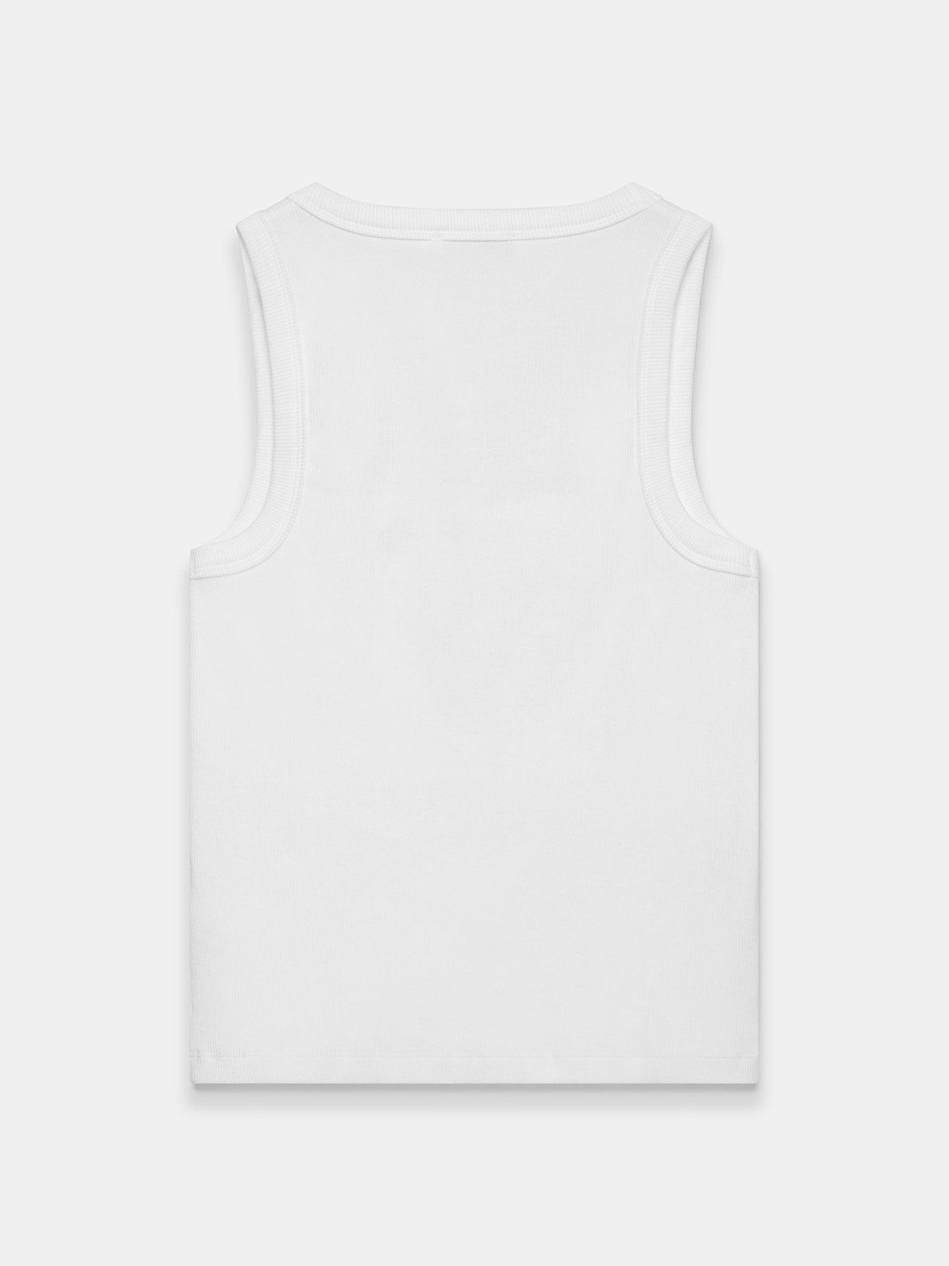  image of mint-velvet-ivory-square-scoop-neck-vest